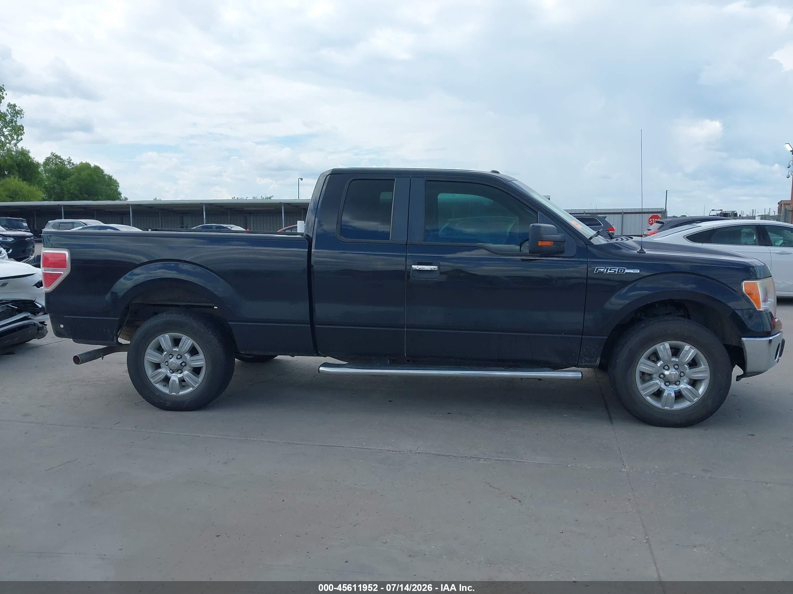 2012 Ford F-150 Xlt Black vin: 1FTEX1CMXCKD36303