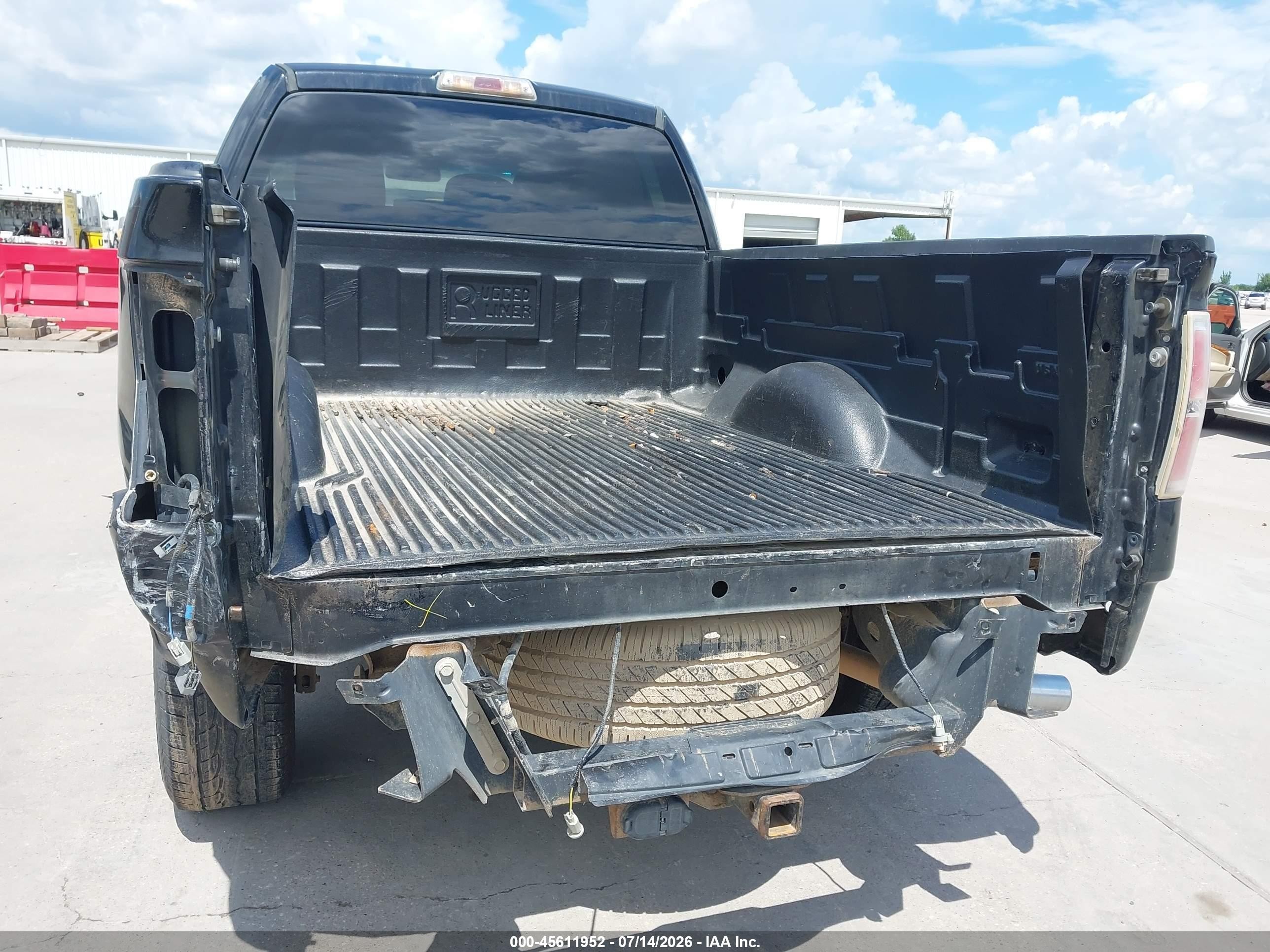 2012 Ford F-150 Xlt Black vin: 1FTEX1CMXCKD36303