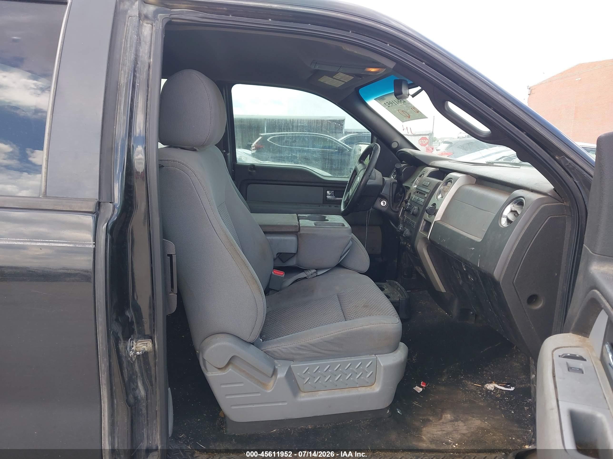 2012 Ford F-150 Xlt Black vin: 1FTEX1CMXCKD36303