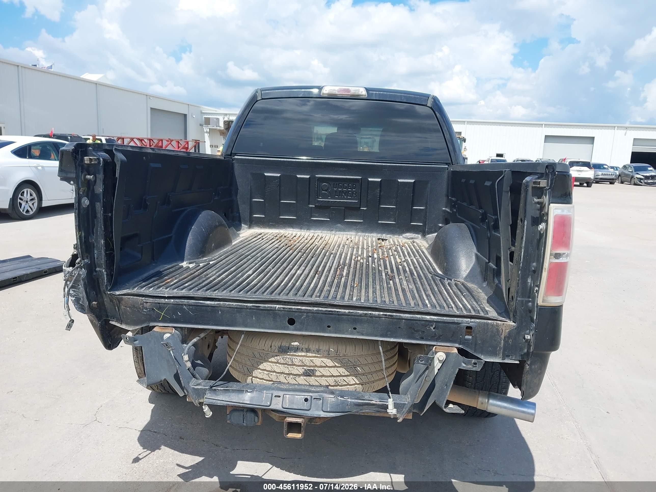 2012 Ford F-150 Xlt Black vin: 1FTEX1CMXCKD36303