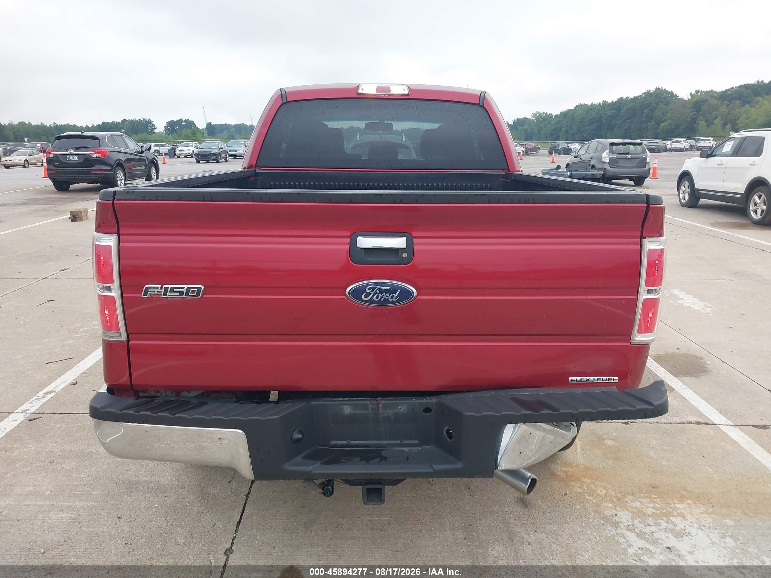 2013 Ford F-150 Xlt Red vin: 1FTEX1CMXDFA50123