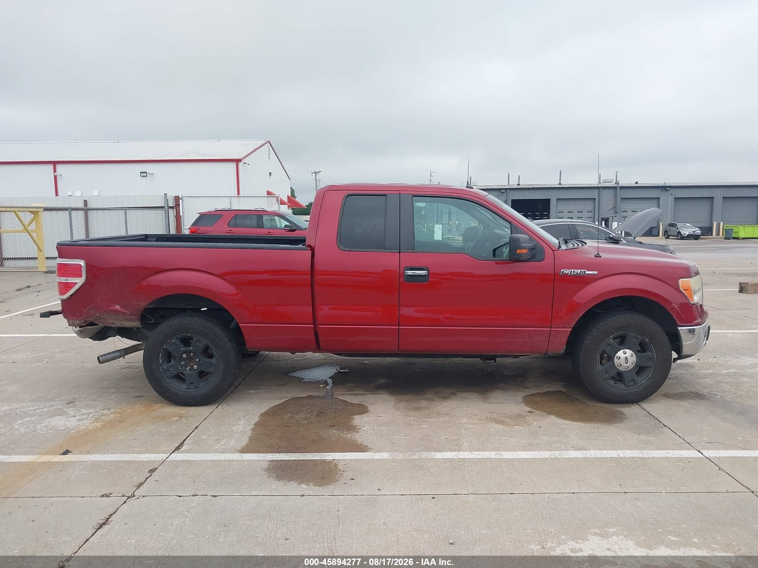 2013 Ford F-150 Xlt Red vin: 1FTEX1CMXDFA50123
