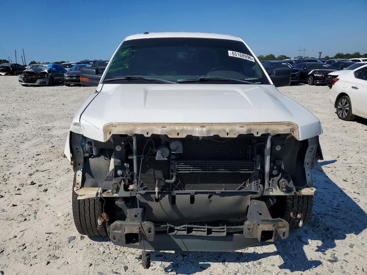 2013 Ford F150 Super Cab White vin: 1FTEX1CMXDFD44590