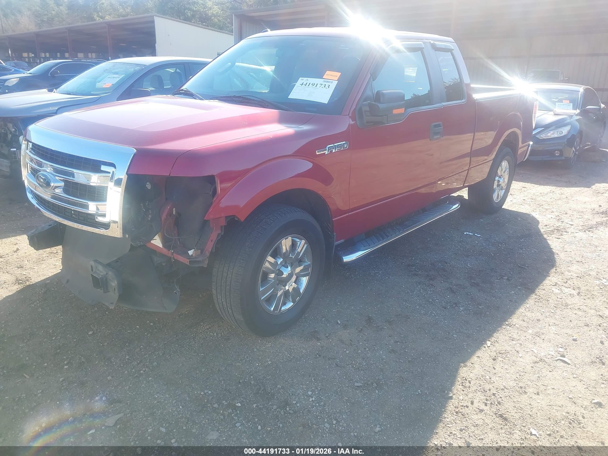 2014 Ford F-150 Xlt Red vin: 1FTEX1CMXEFA26339