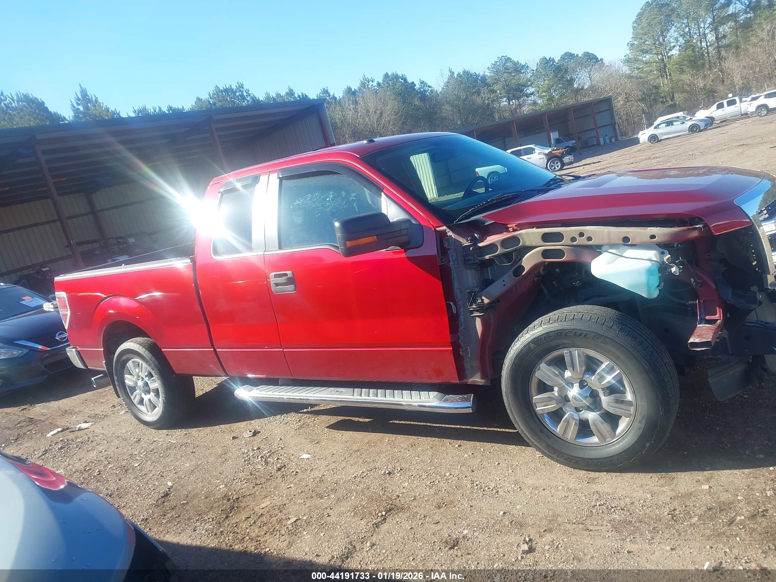 2014 Ford F-150 Xlt Red vin: 1FTEX1CMXEFA26339