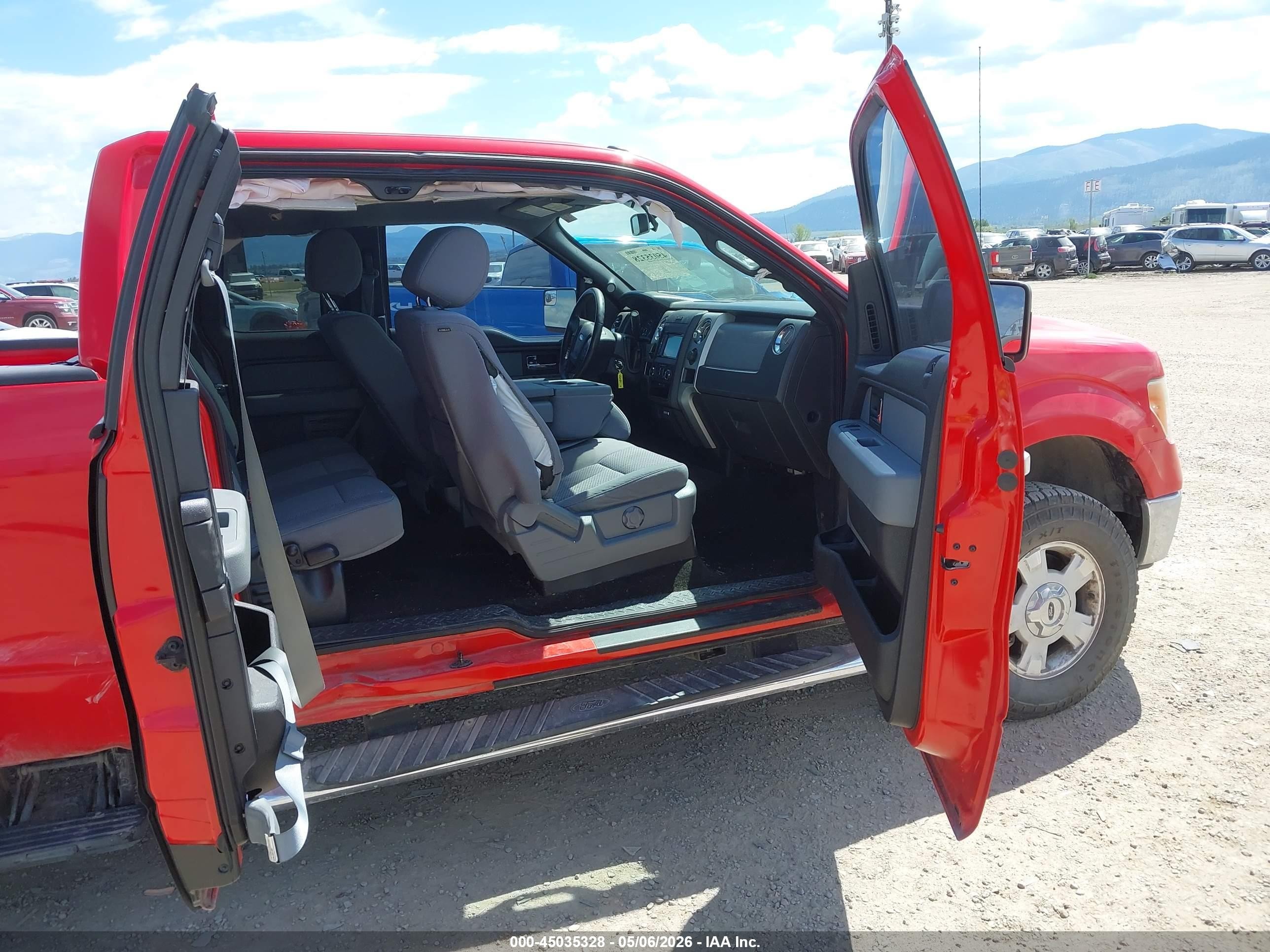 2014 Ford F-150 Xlt Red vin: 1FTEX1CMXEFA76383