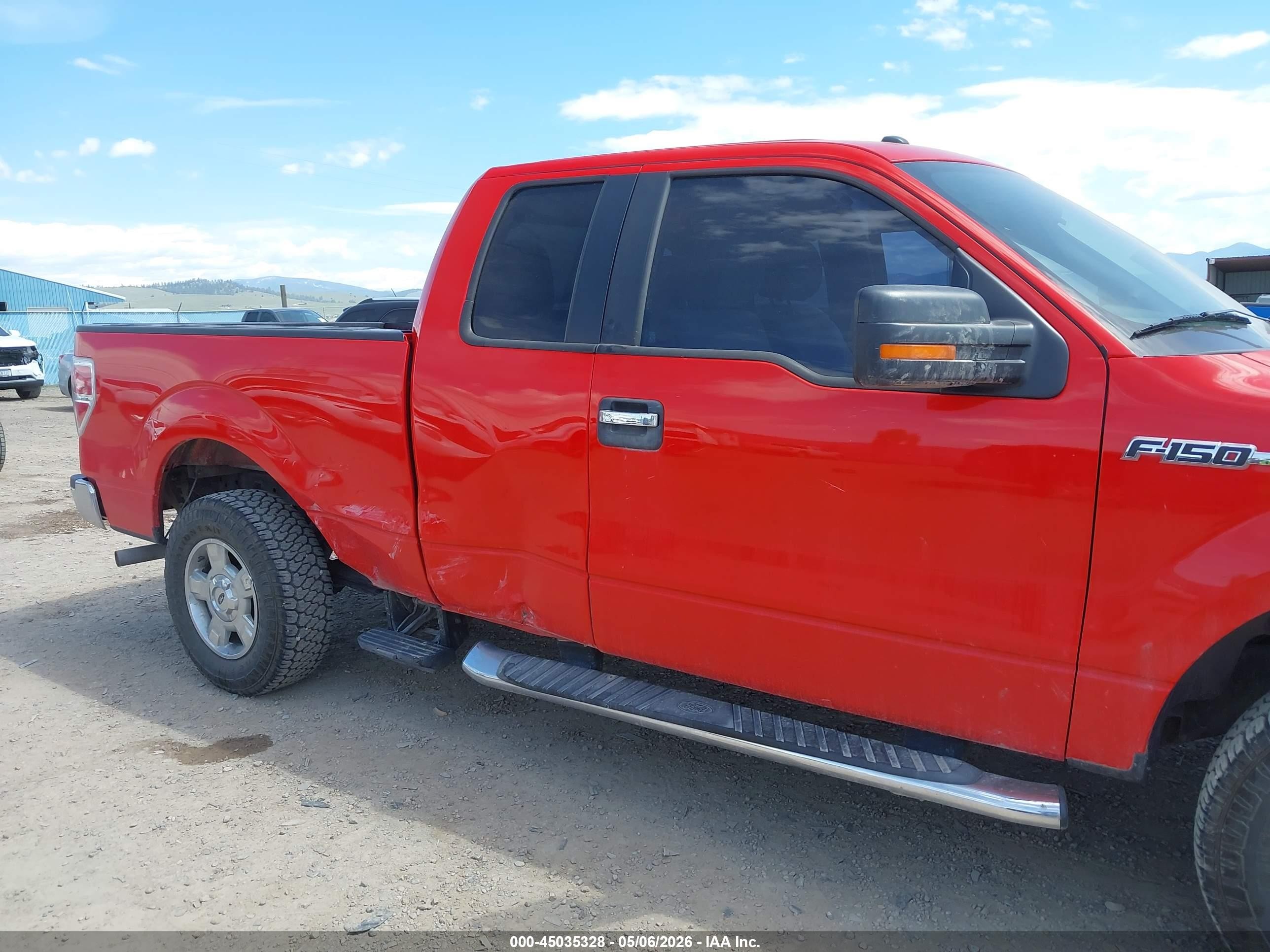 2014 Ford F-150 Xlt Red vin: 1FTEX1CMXEFA76383