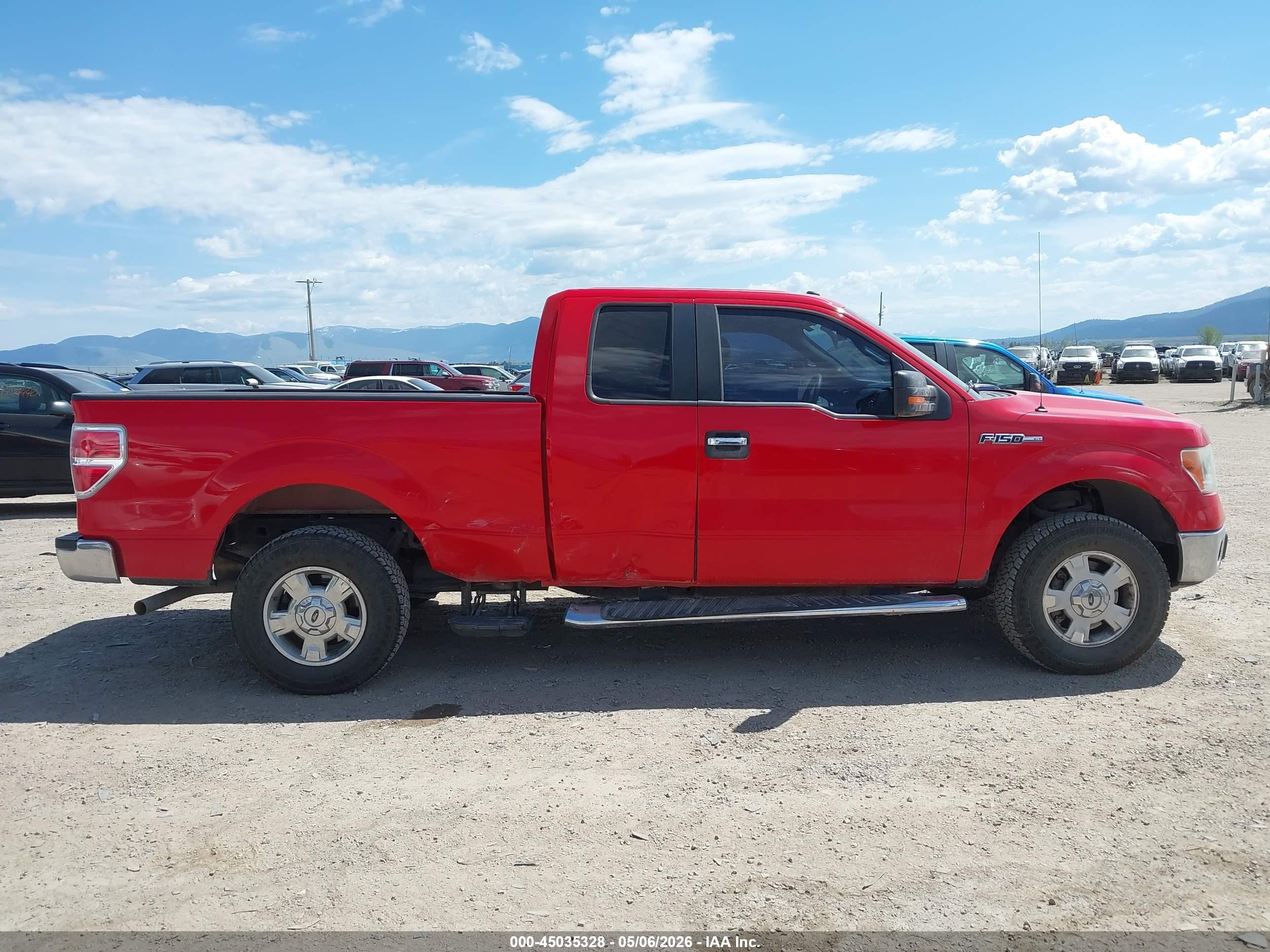 2014 Ford F-150 Xlt Red vin: 1FTEX1CMXEFA76383