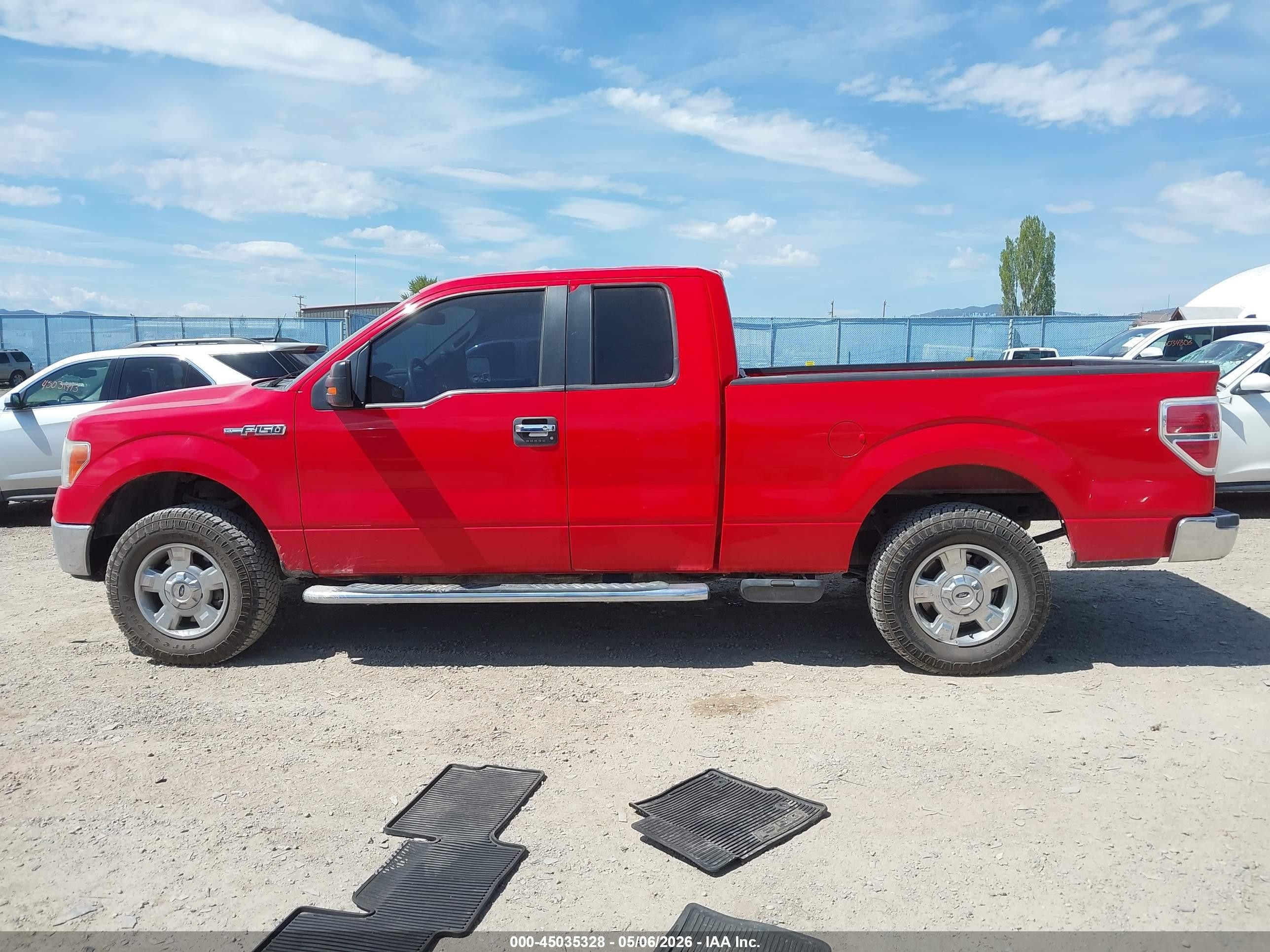 2014 Ford F-150 Xlt Red vin: 1FTEX1CMXEFA76383