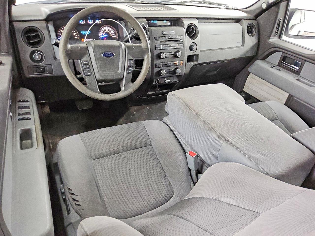 2014 Ford F150 Super Cab White vin: 1FTEX1CMXEKE61448