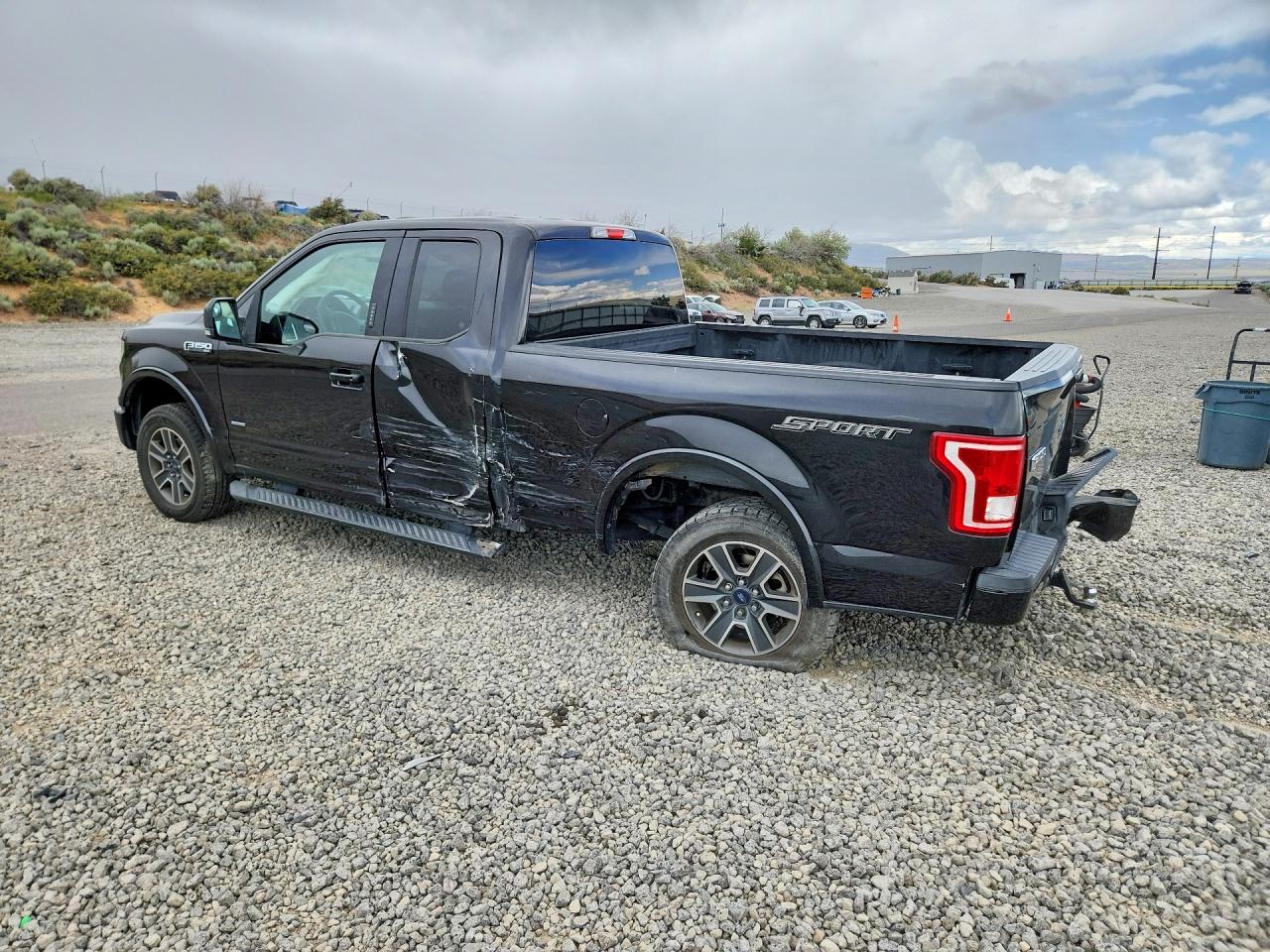 2015 Ford F150 Super Cab Black vin: 1FTEX1CP0FKD43758