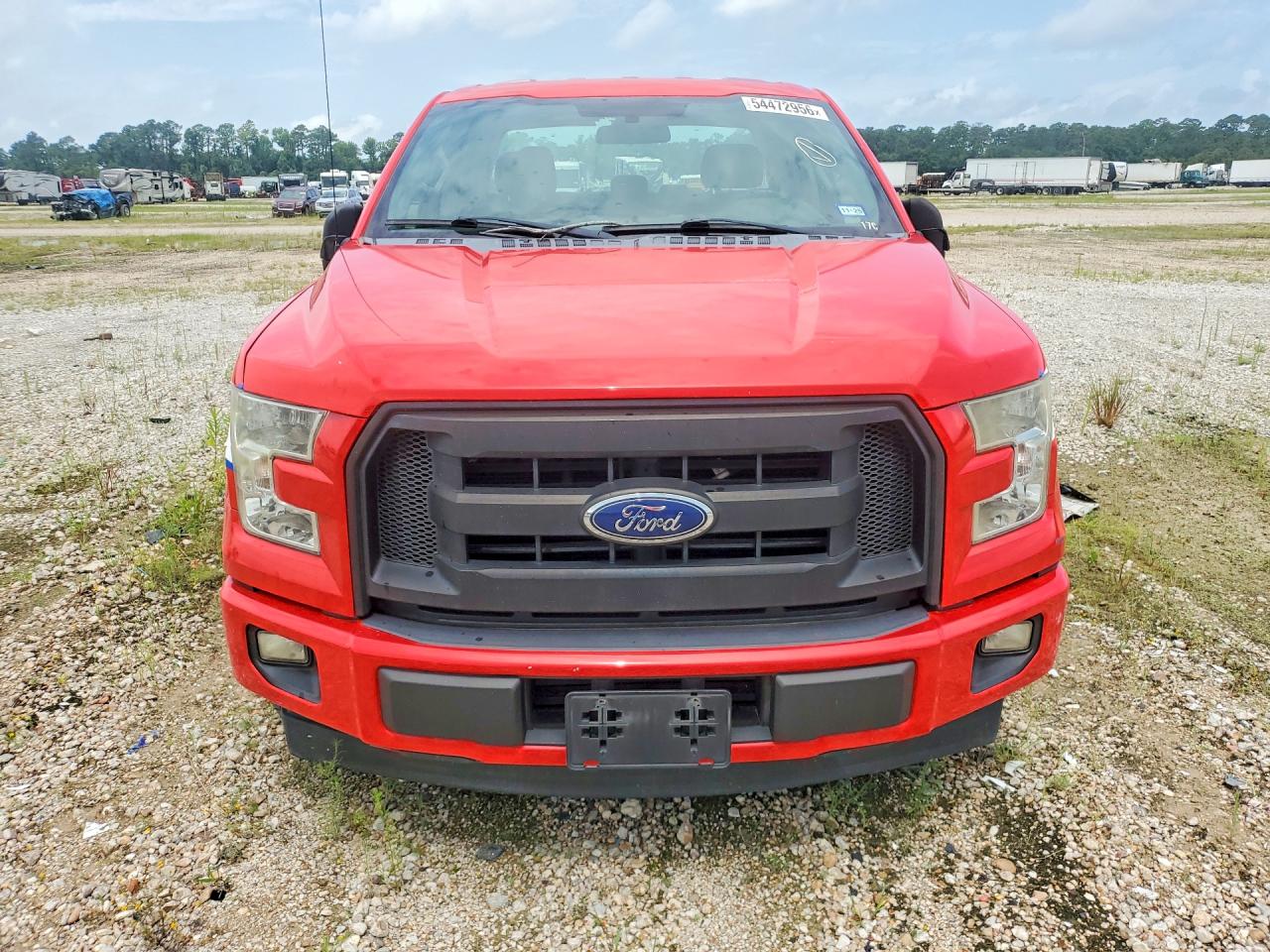 2017 Ford F150 Super Cab Красный vin: 1FTEX1CP0HKC17323
