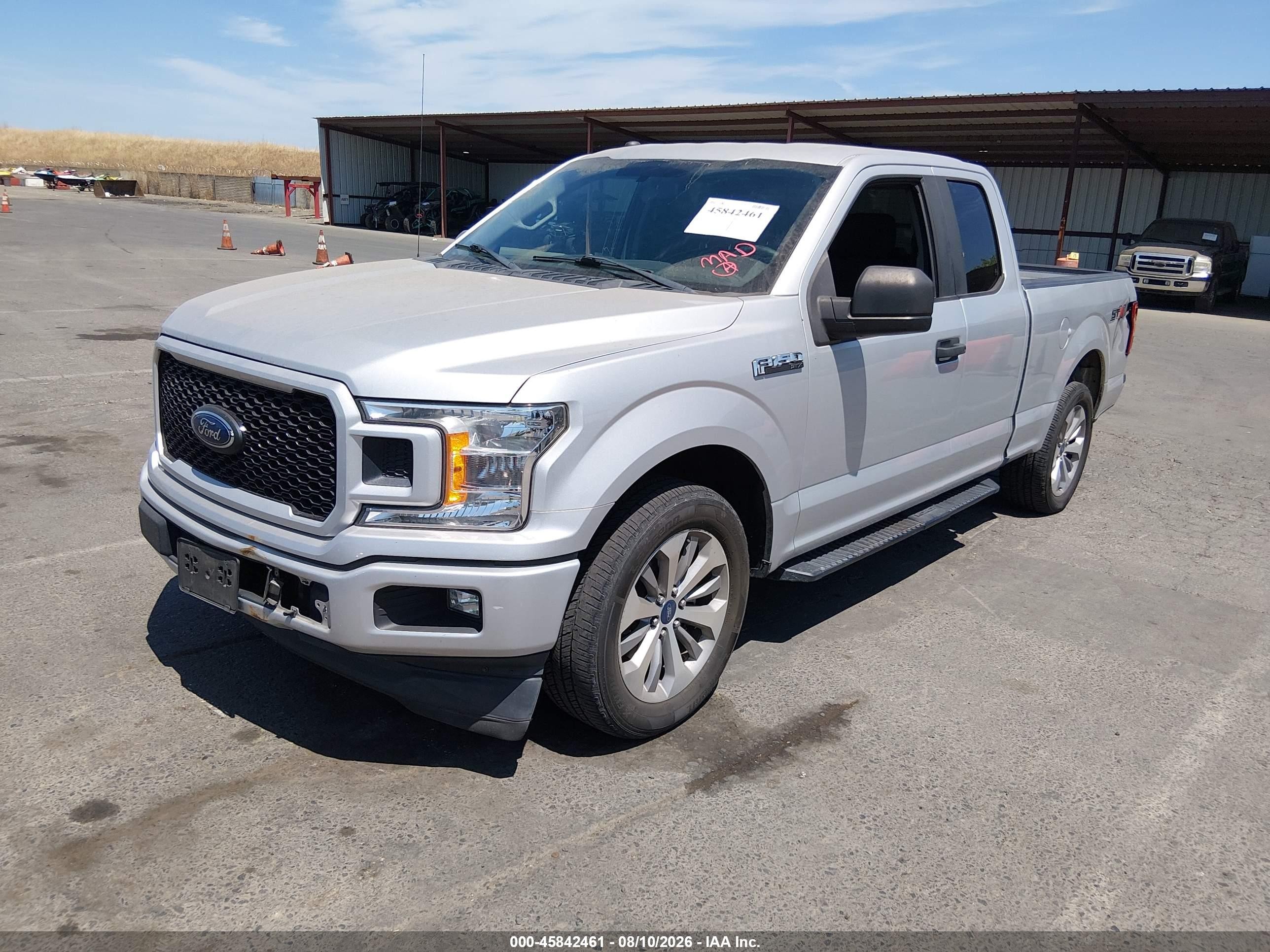 2018 Ford F-150 Xl Silver vin: 1FTEX1CP0JKC42468