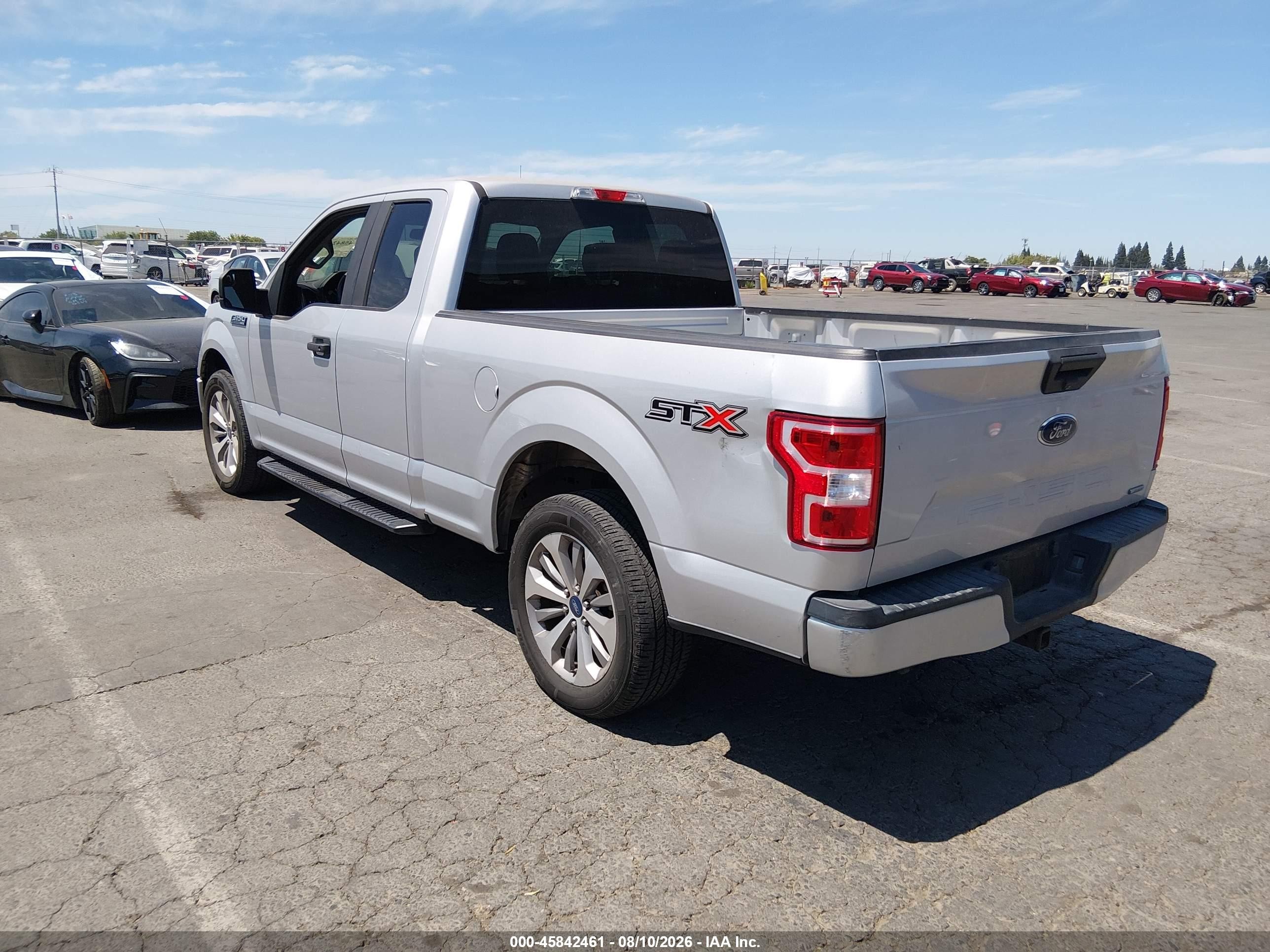 2018 Ford F-150 Xl Silver vin: 1FTEX1CP0JKC42468