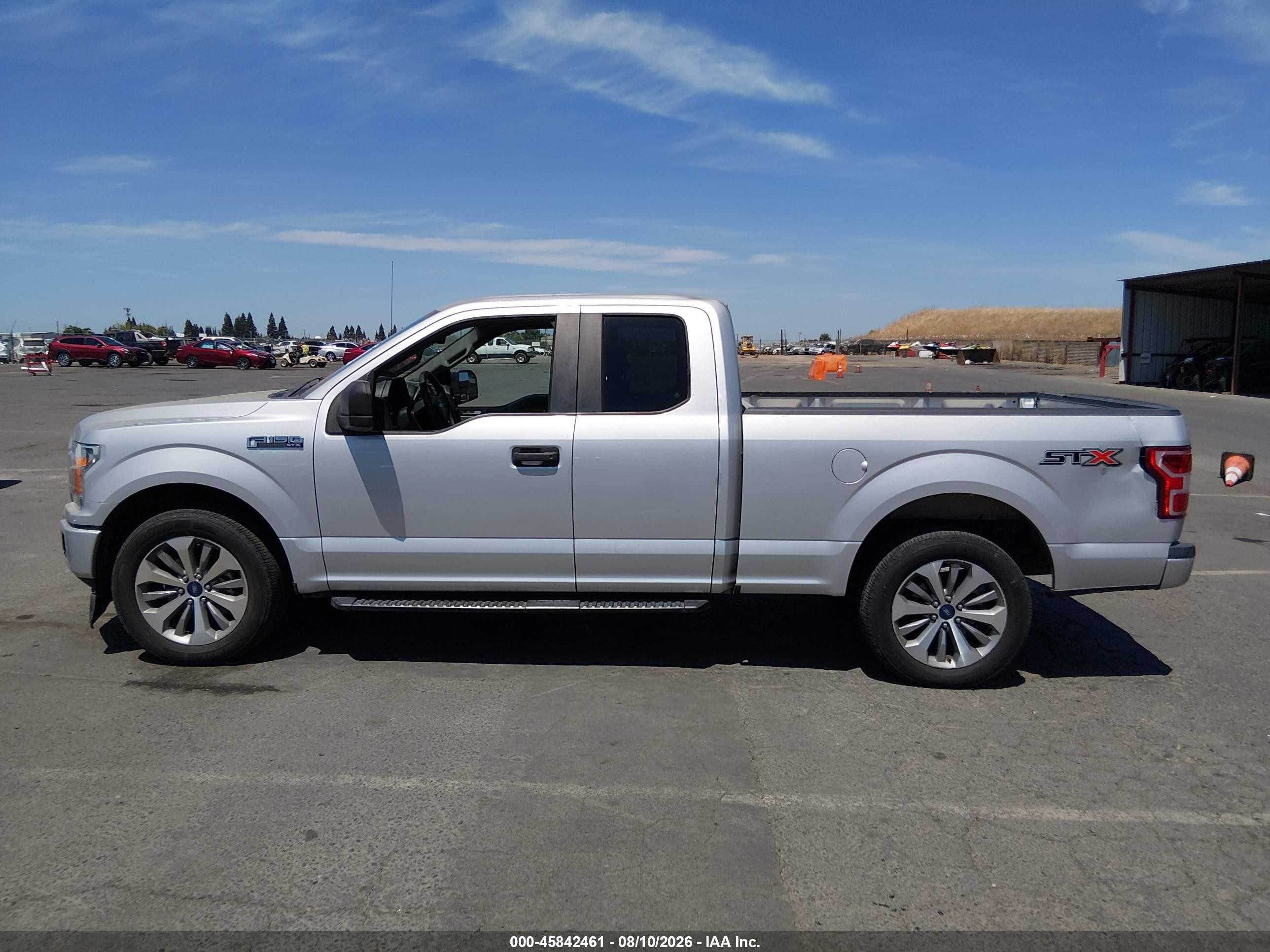 2018 Ford F-150 Xl Silver vin: 1FTEX1CP0JKC42468