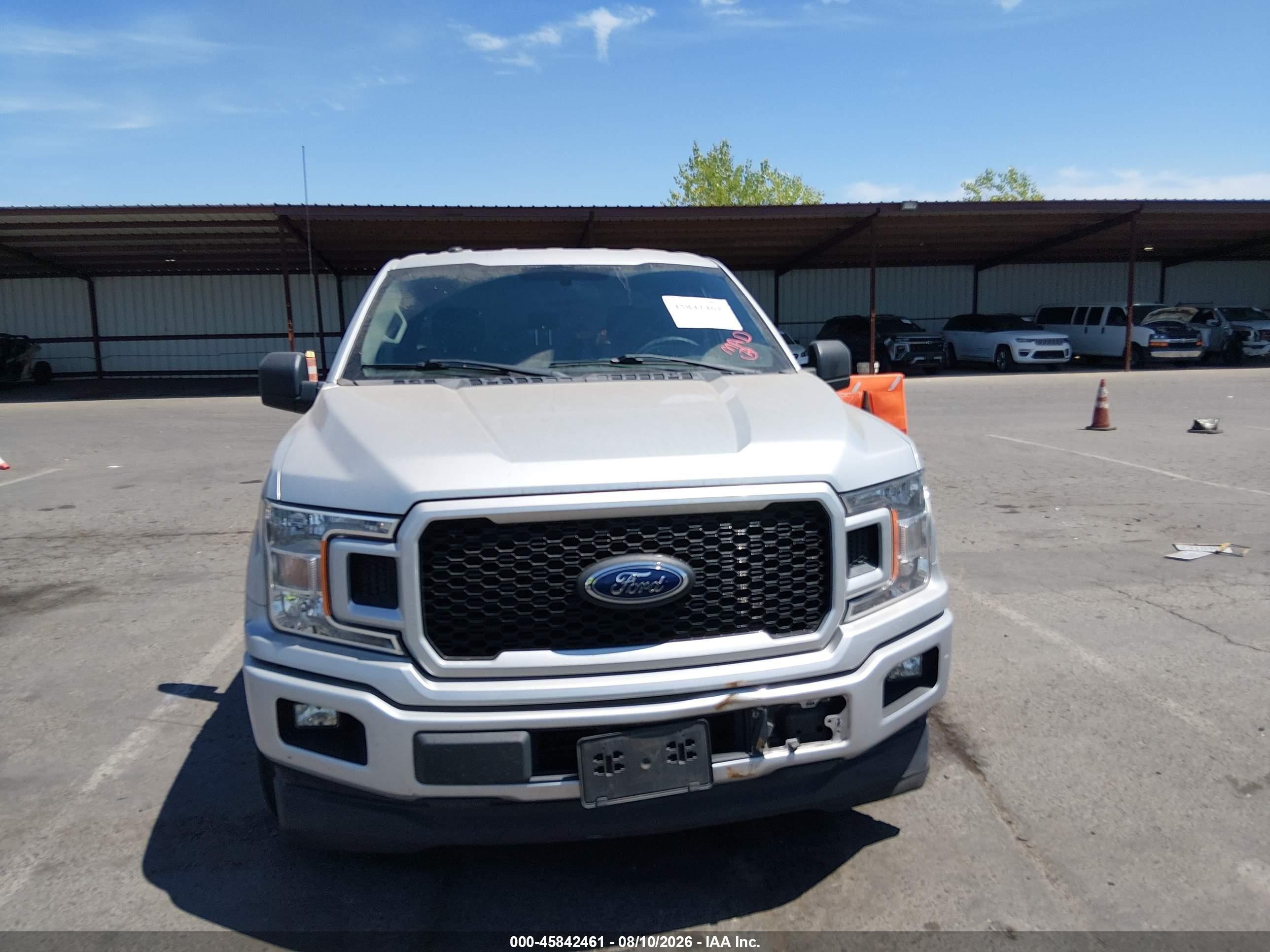 2018 Ford F-150 Xl Silver vin: 1FTEX1CP0JKC42468