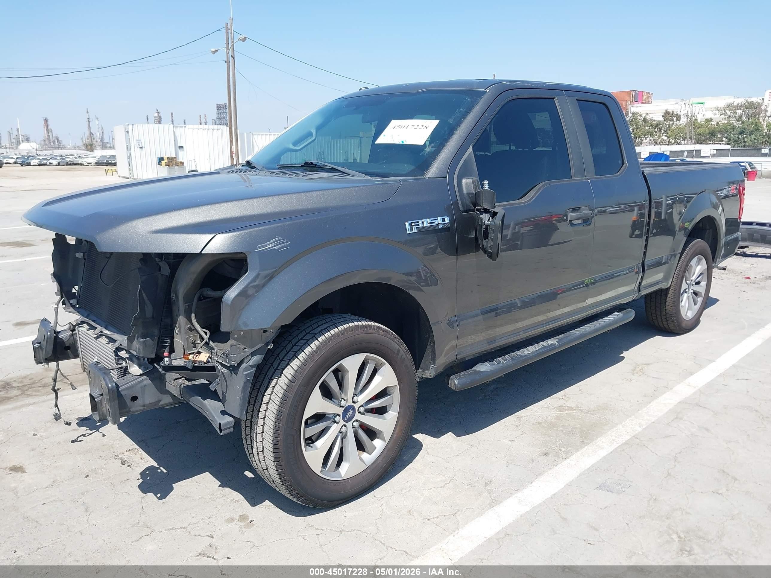 2018 Ford F-150 Xl Gray vin: 1FTEX1CP0JKC53891
