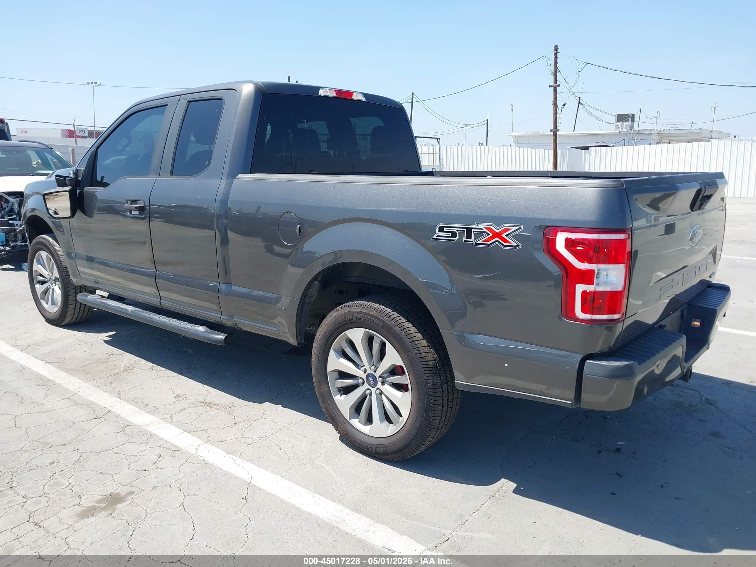 2018 Ford F-150 Xl Gray vin: 1FTEX1CP0JKC53891