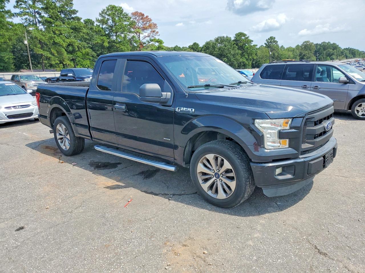 2015 Ford F150 Super Cab Black vin: 1FTEX1CP1FFA78972