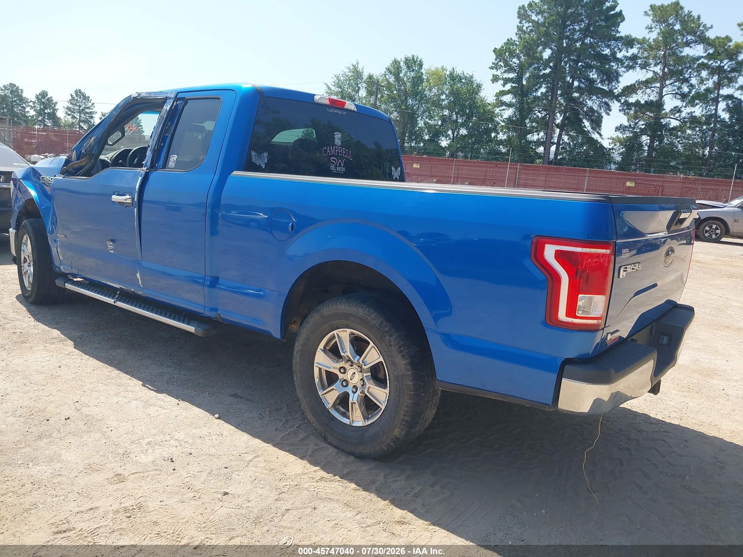 2015 Ford F-150 Xlt Blue vin: 1FTEX1CP1FKE82801