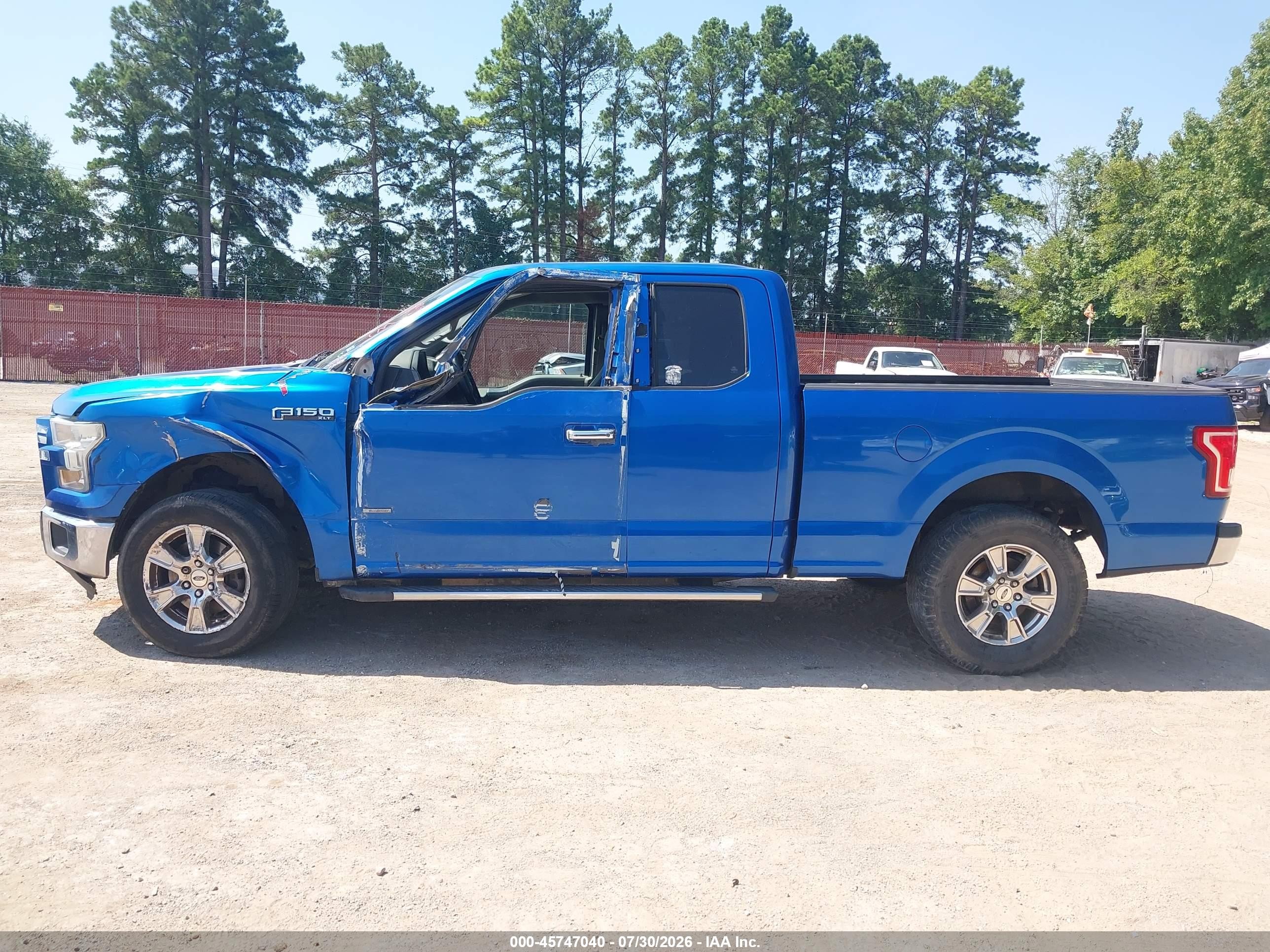 2015 Ford F-150 Xlt Blue vin: 1FTEX1CP1FKE82801