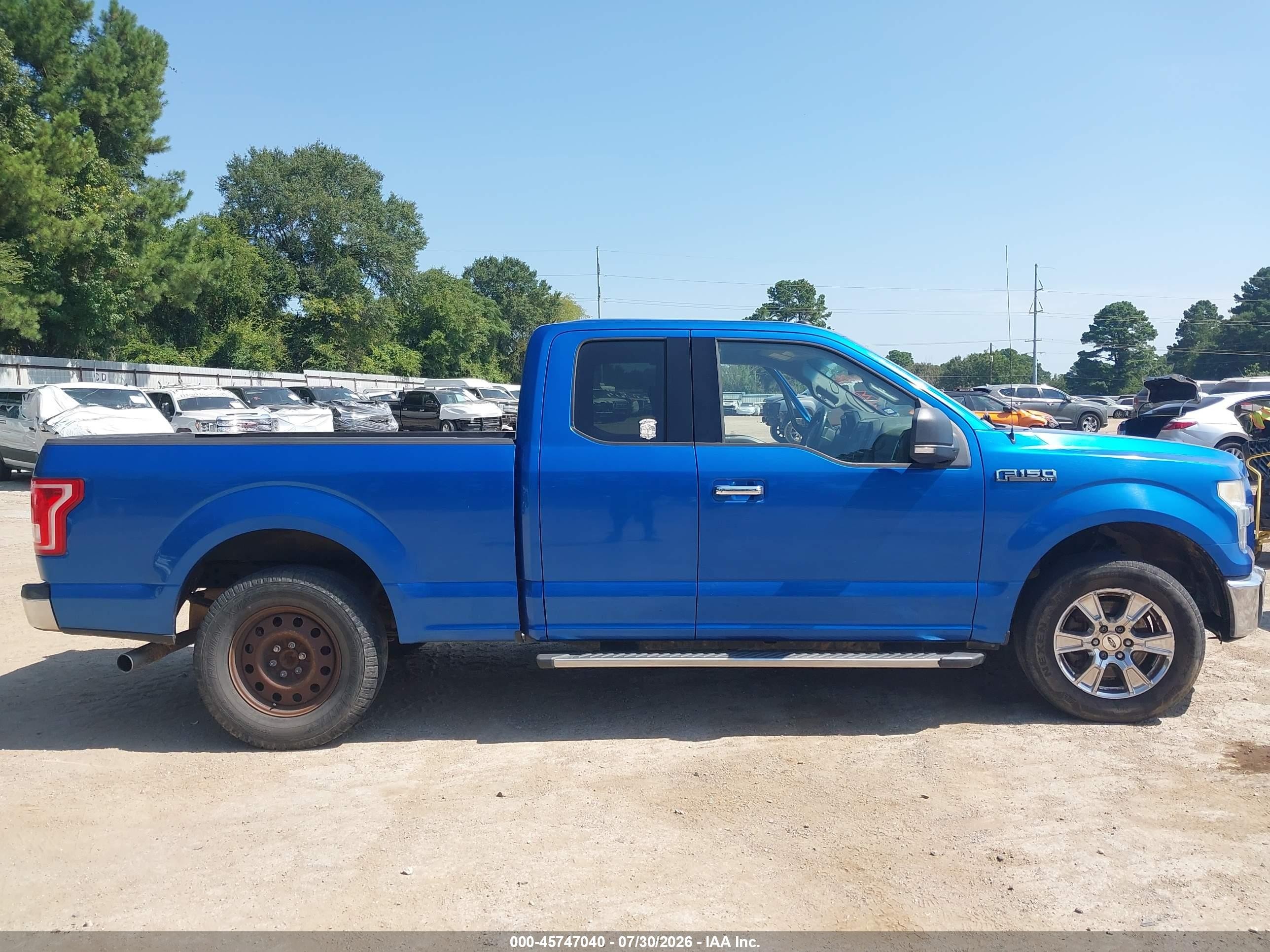 2015 Ford F-150 Xlt Blue vin: 1FTEX1CP1FKE82801