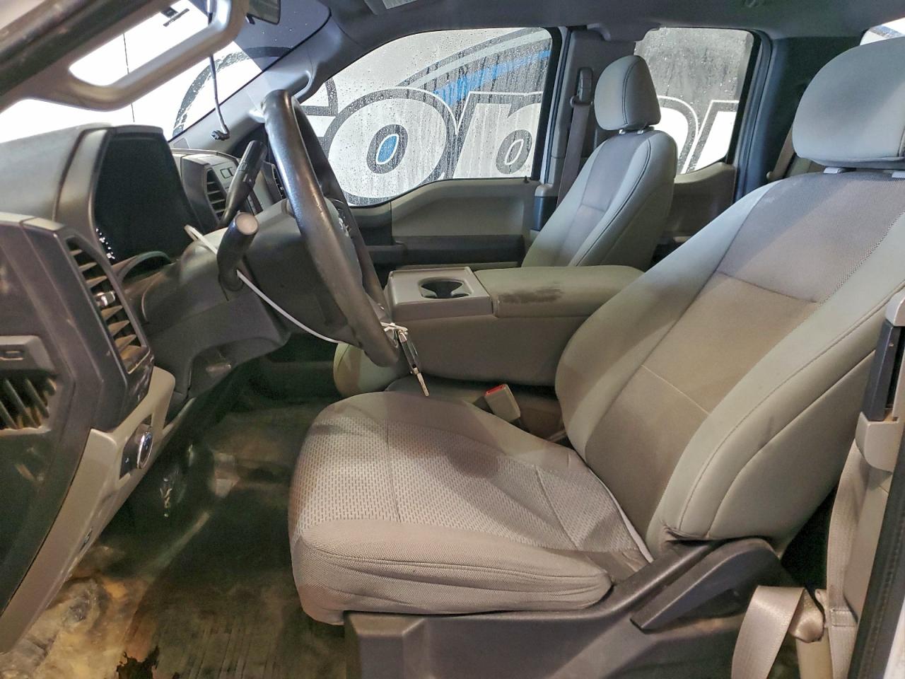 2018 Ford F150 Super Cab White vin: 1FTEX1CP1JFC55707