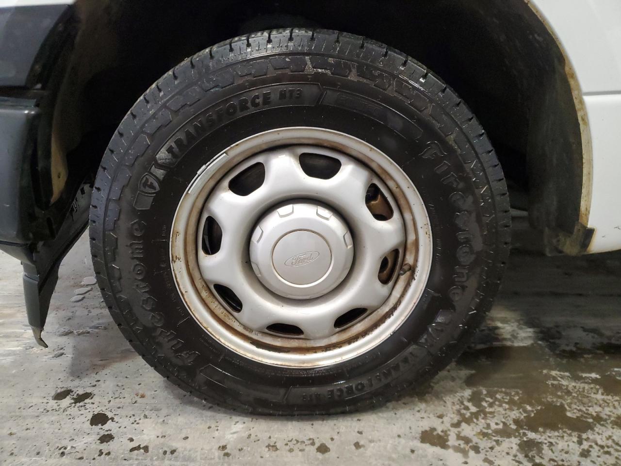 2018 Ford F150 Super Cab White vin: 1FTEX1CP1JFC55707 Damage: Left Front Wheel, Peeling, 6 To 7 Inches