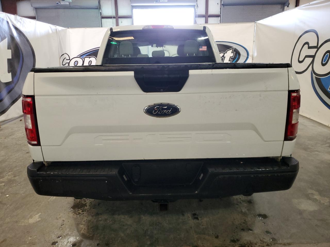 2018 Ford F150 Super Cab White vin: 1FTEX1CP1JFC55707 Damage: Rear Bumper, Multiple Scratches Heavy, 5