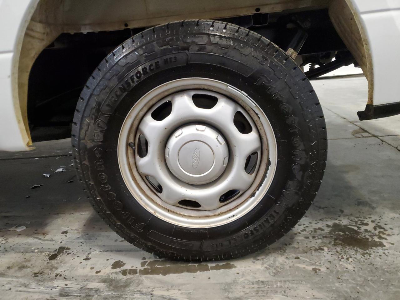 2018 Ford F150 Super Cab White vin: 1FTEX1CP1JFC55707 Damage: Left Rear Wheel, Peeling, 5 To 6 Inches