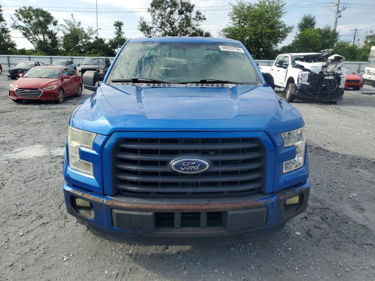 2015 Ford F150 Super Cab Blue vin: 1FTEX1CP2FFC27356