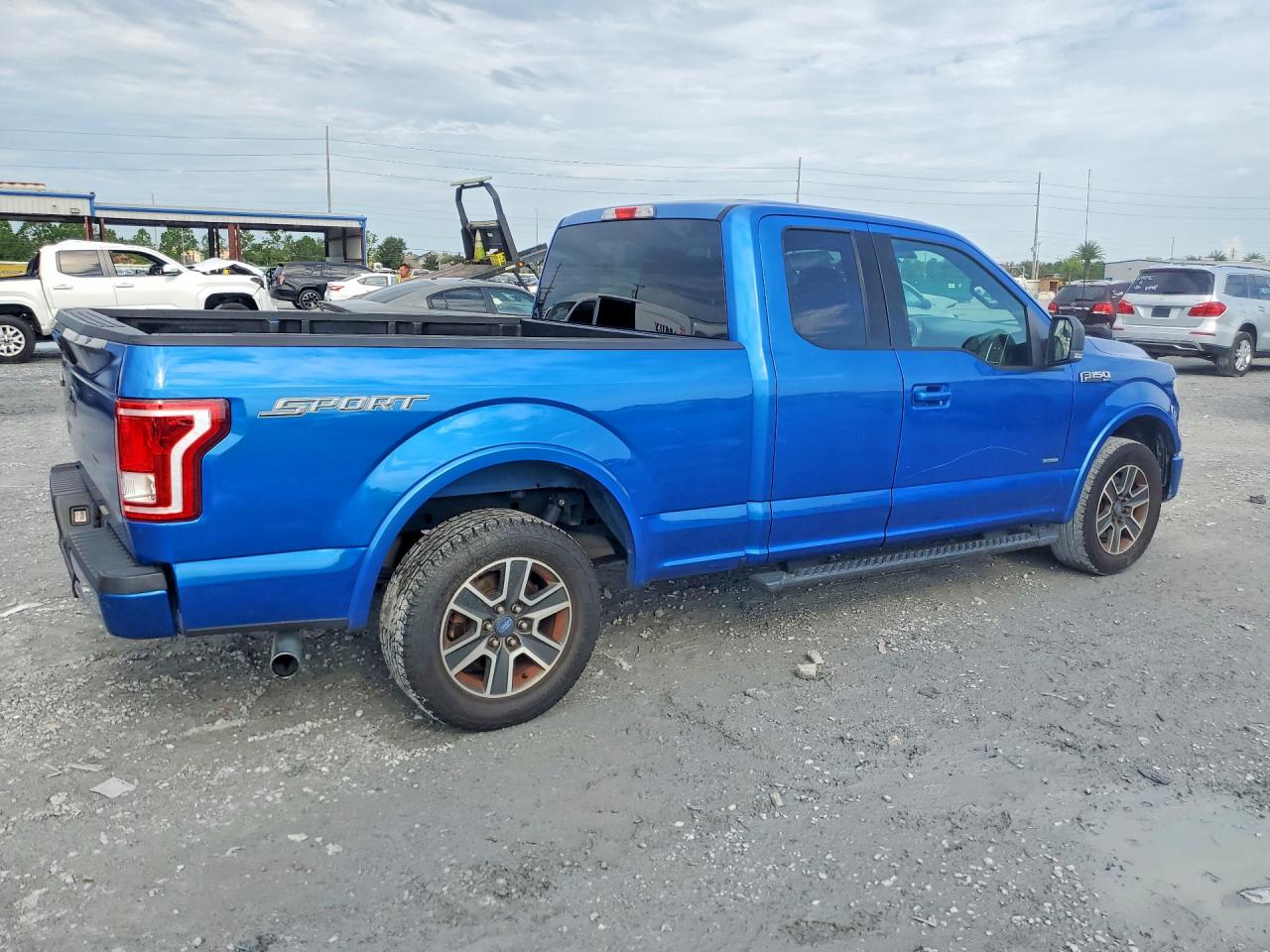 2015 Ford F150 Super Cab Blue vin: 1FTEX1CP2FFC27356