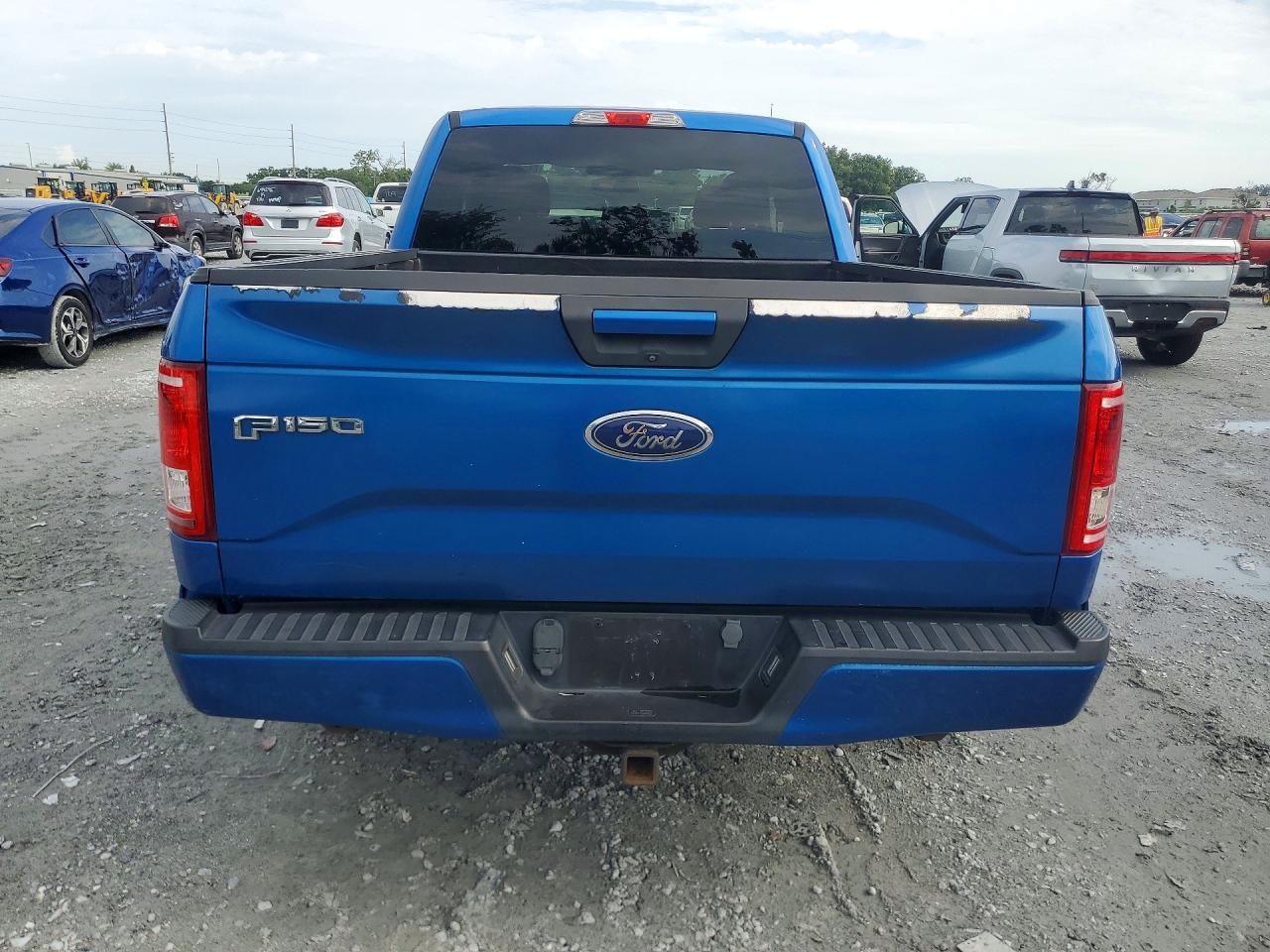 2015 Ford F150 Super Cab Blue vin: 1FTEX1CP2FFC27356