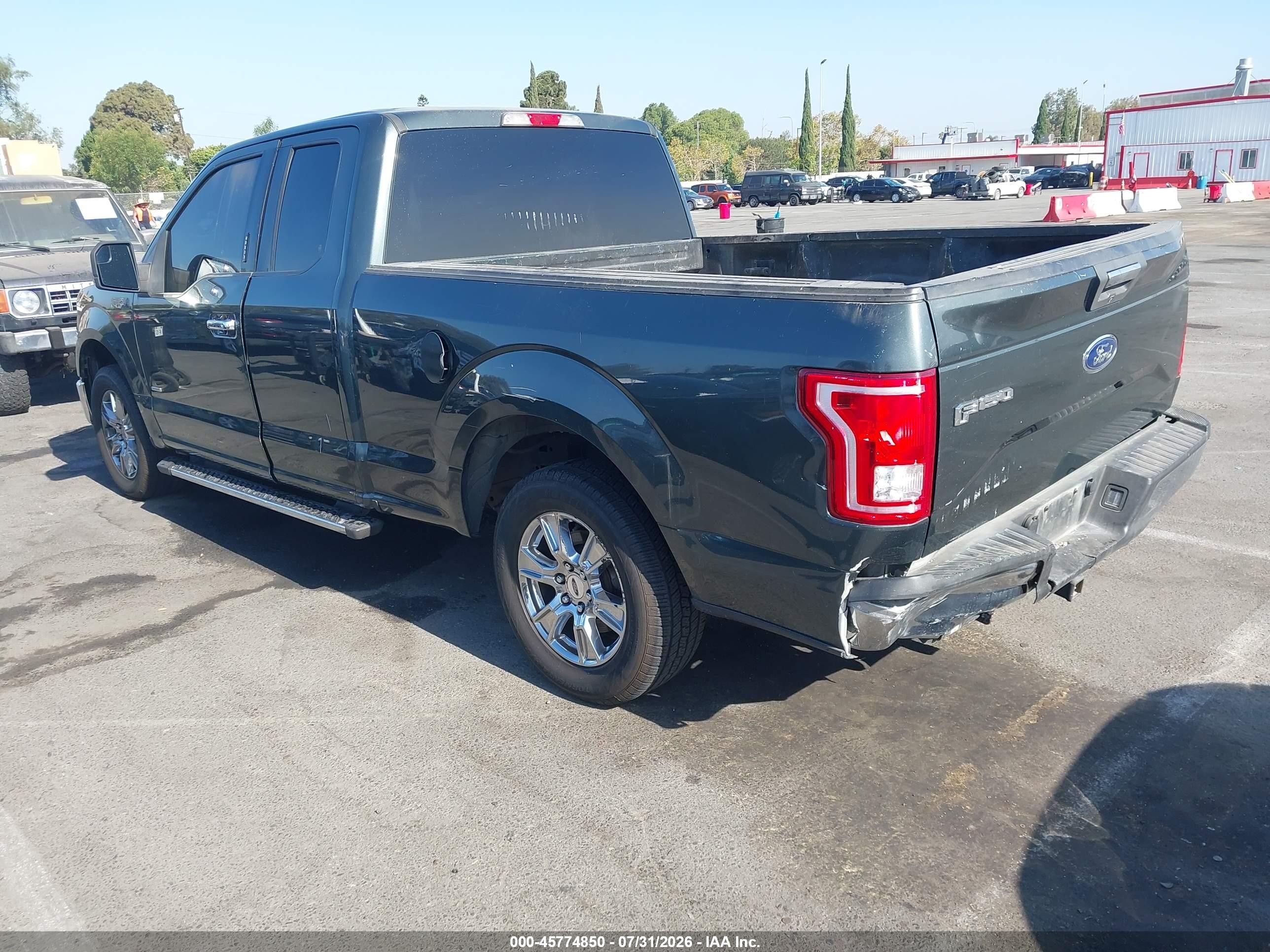 2015 Ford F-150 Xlt Green vin: 1FTEX1CP3FKD36903