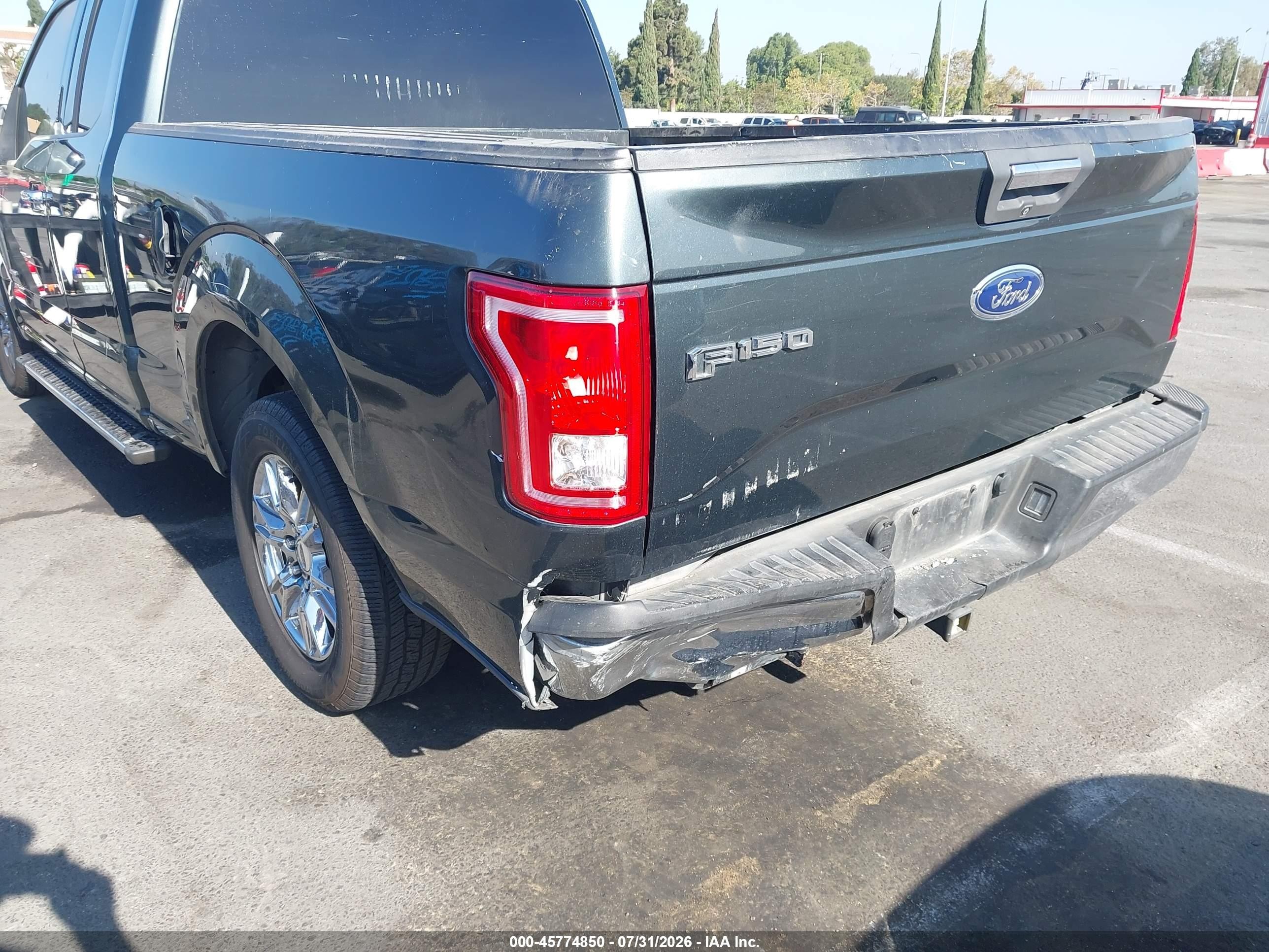 2015 Ford F-150 Xlt Green vin: 1FTEX1CP3FKD36903