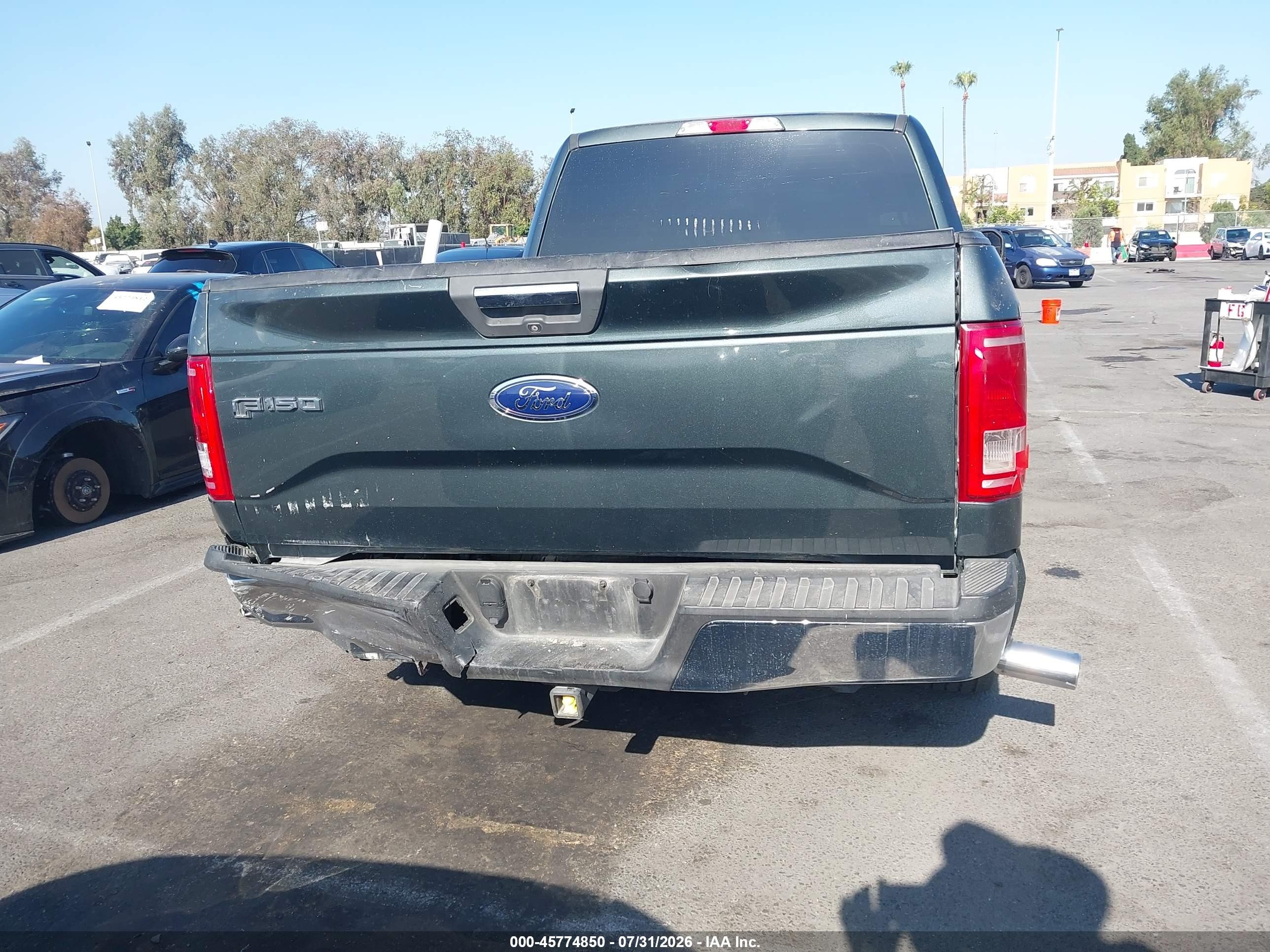 2015 Ford F-150 Xlt Green vin: 1FTEX1CP3FKD36903