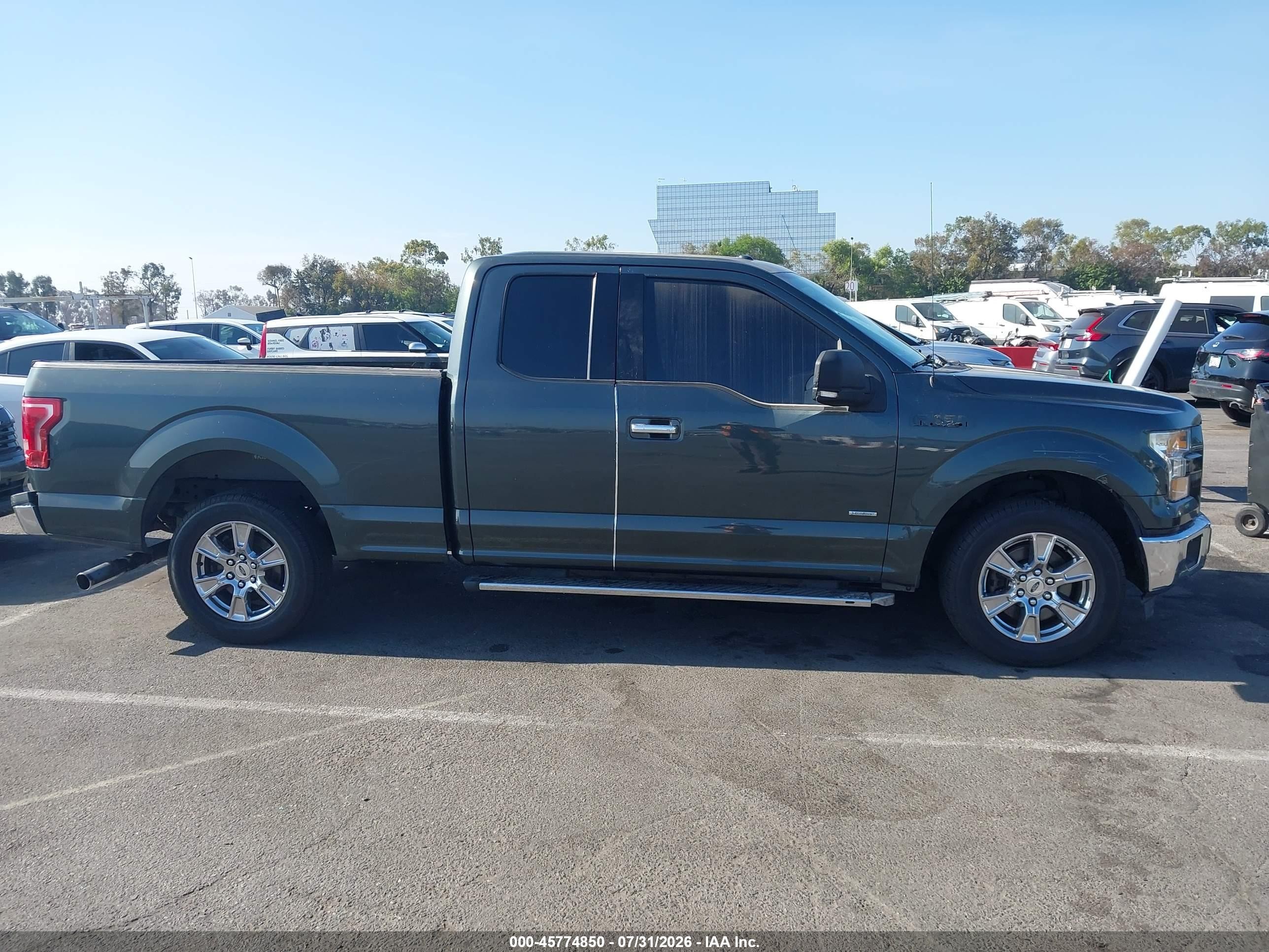 2015 Ford F-150 Xlt Green vin: 1FTEX1CP3FKD36903