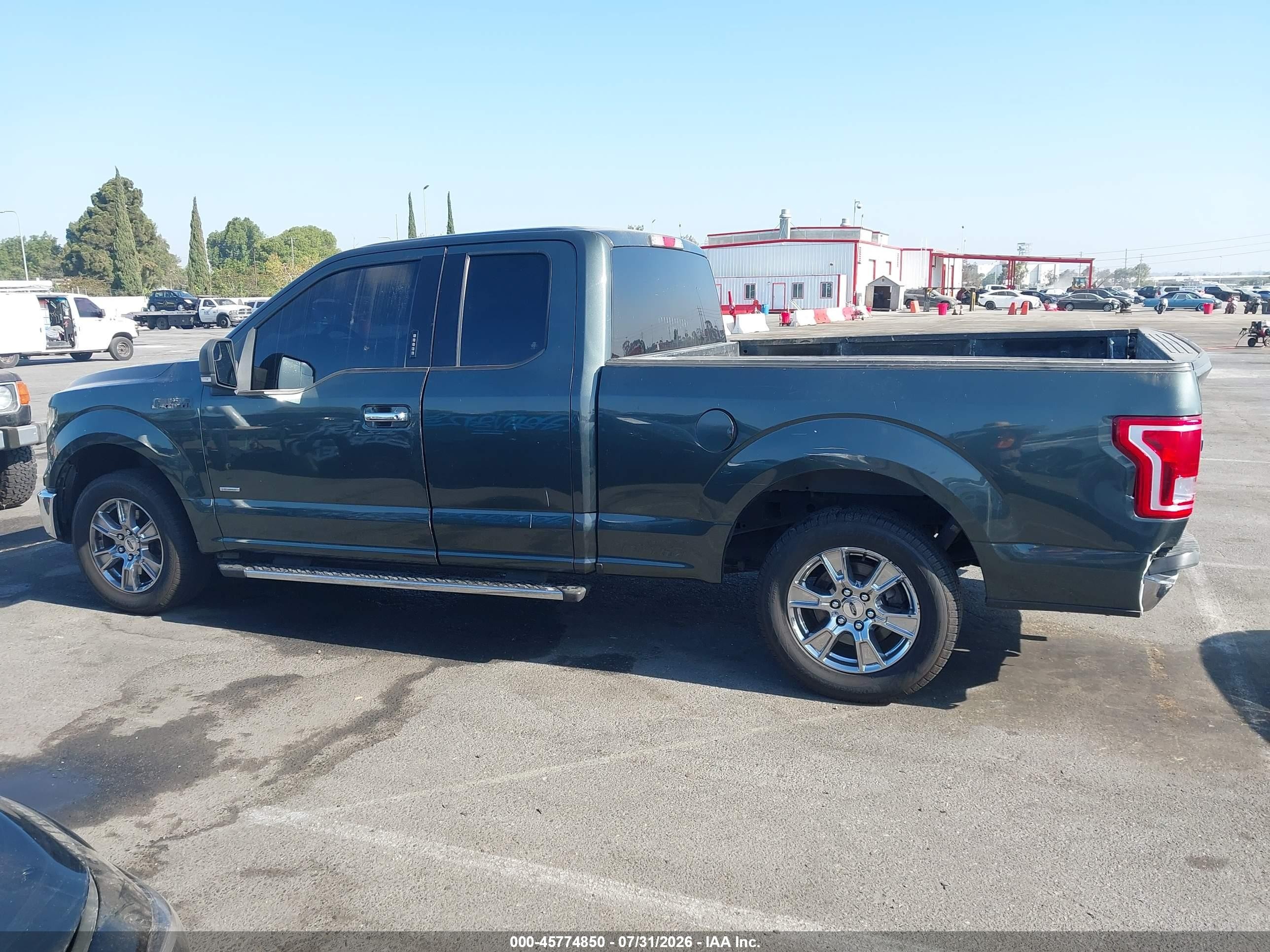 2015 Ford F-150 Xlt Green vin: 1FTEX1CP3FKD36903