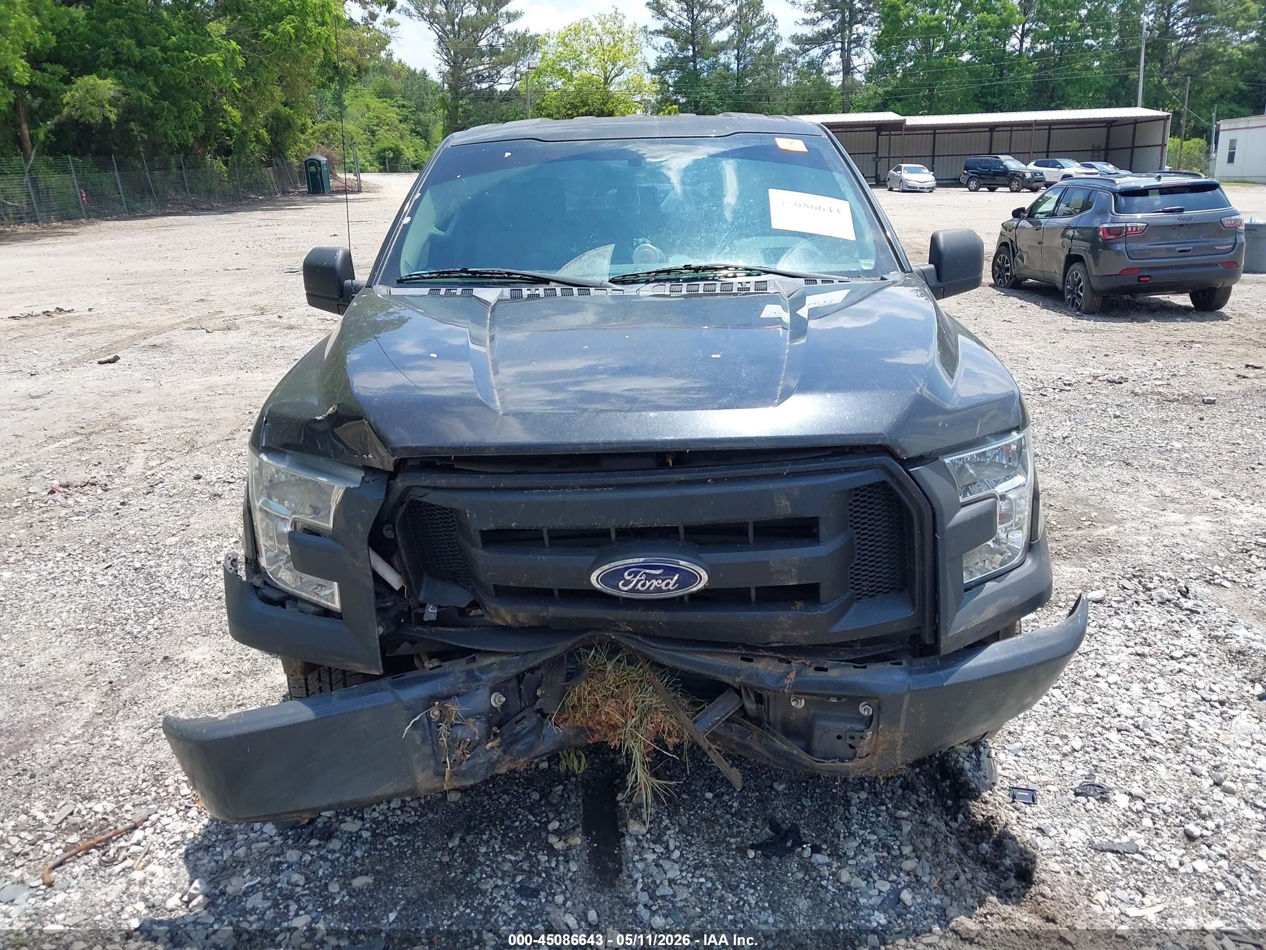 2015 Ford F-150 Xl Black vin: 1FTEX1CP4FKD19883