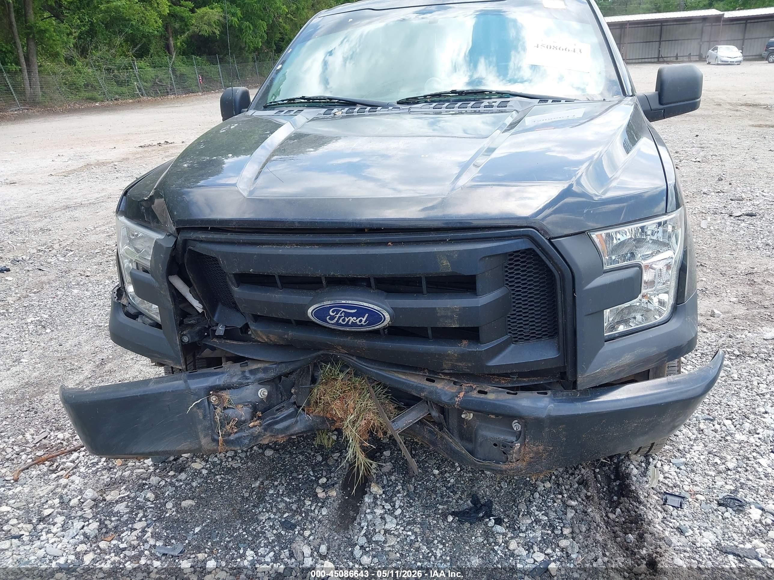 2015 Ford F-150 Xl Black vin: 1FTEX1CP4FKD19883