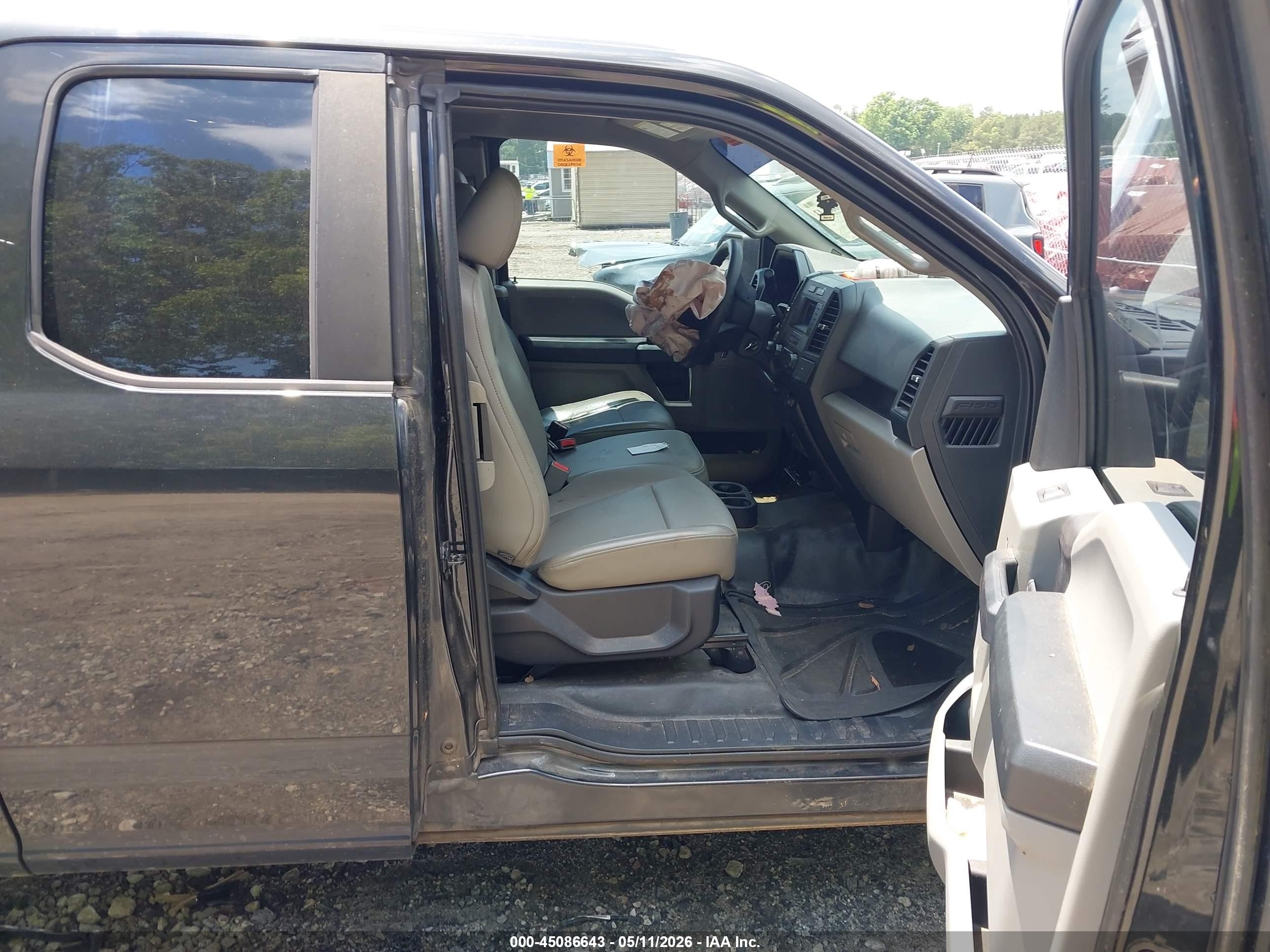 2015 Ford F-150 Xl Black vin: 1FTEX1CP4FKD19883