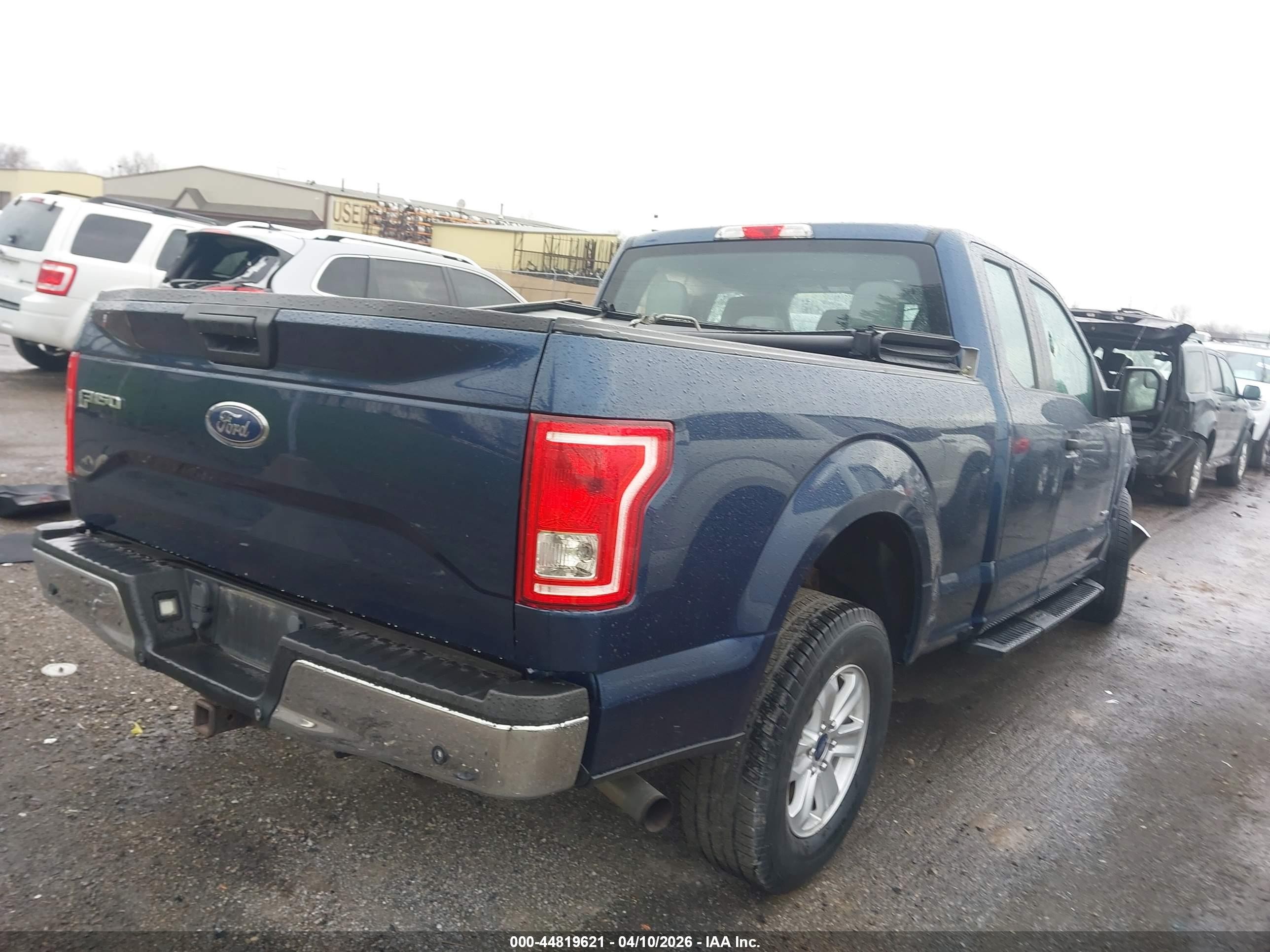 2015 Ford F-150 Xl Синий vin: 1FTEX1CP4FKF00661