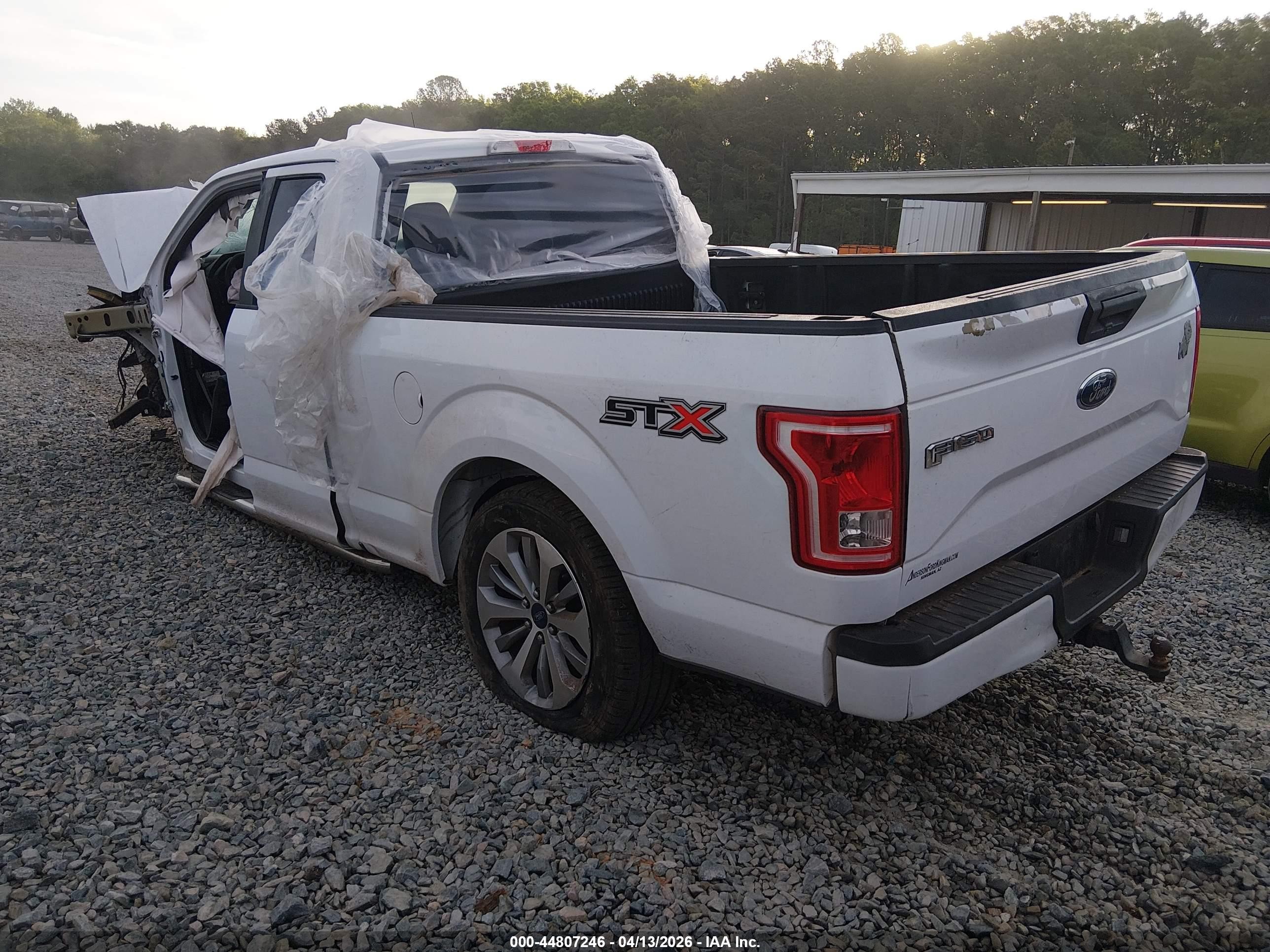 2017 Ford F-150 Xl White vin: 1FTEX1CP4HKC74253