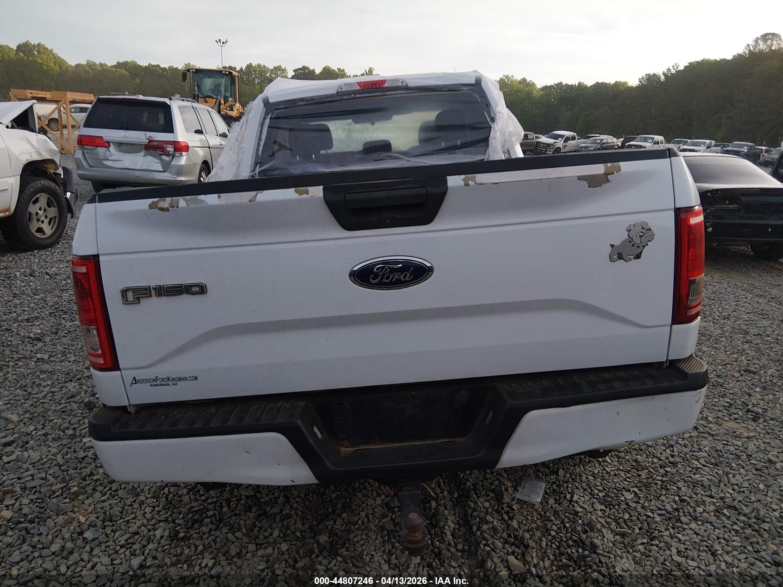 2017 Ford F-150 Xl White vin: 1FTEX1CP4HKC74253