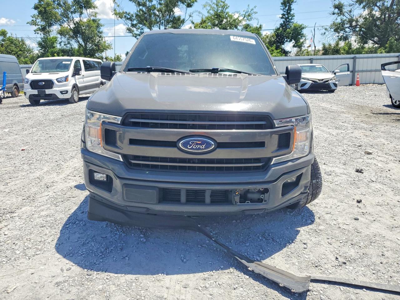 2018 Ford F150 Super Cab Gray vin: 1FTEX1CP4JFB22536