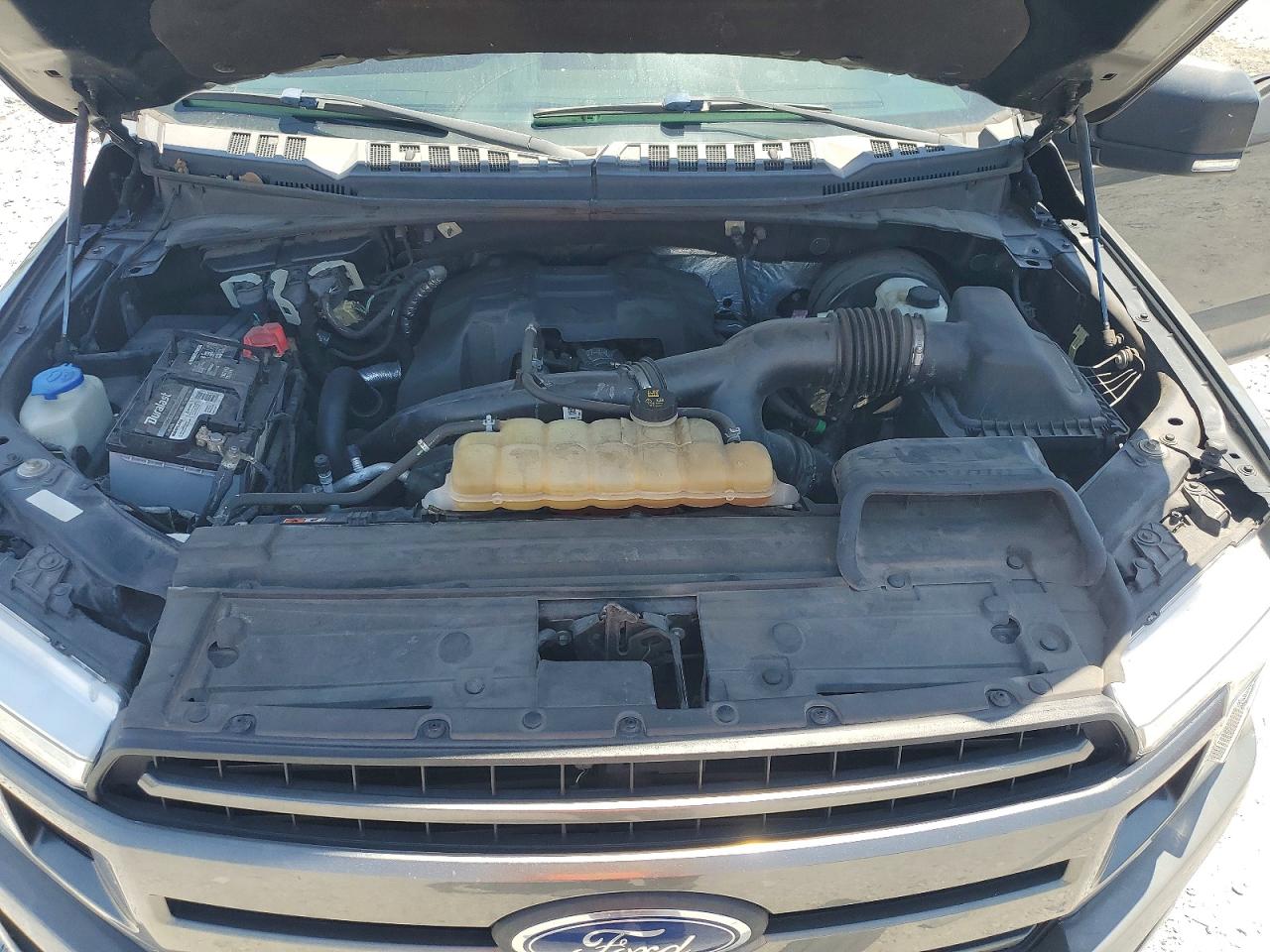2018 Ford F150 Super Cab Gray vin: 1FTEX1CP4JFB22536