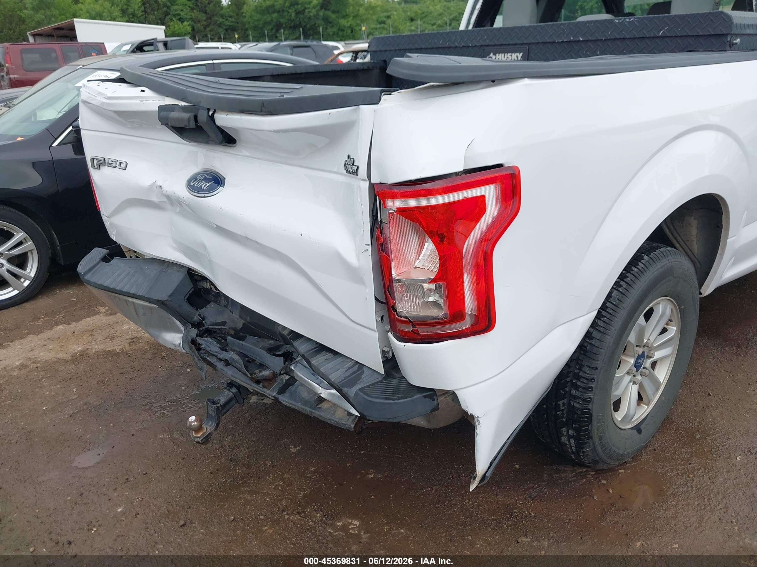 2015 Ford F-150 Xl White vin: 1FTEX1CP5FKD26793