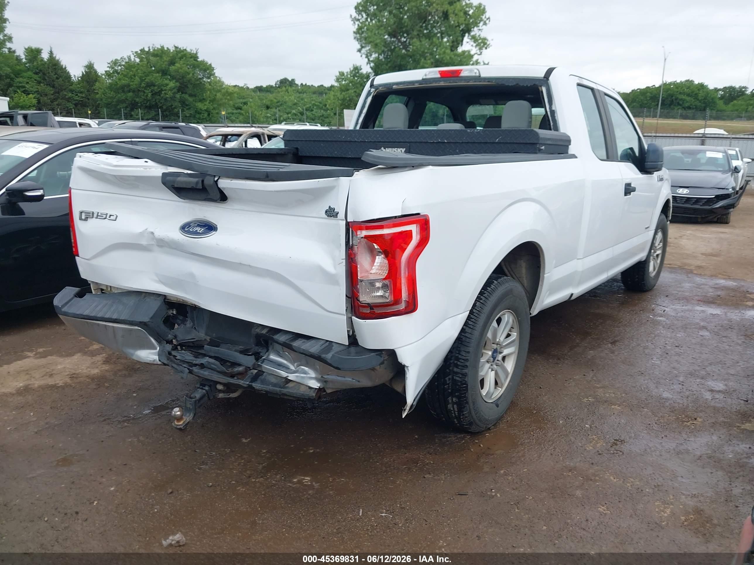 2015 Ford F-150 Xl White vin: 1FTEX1CP5FKD26793