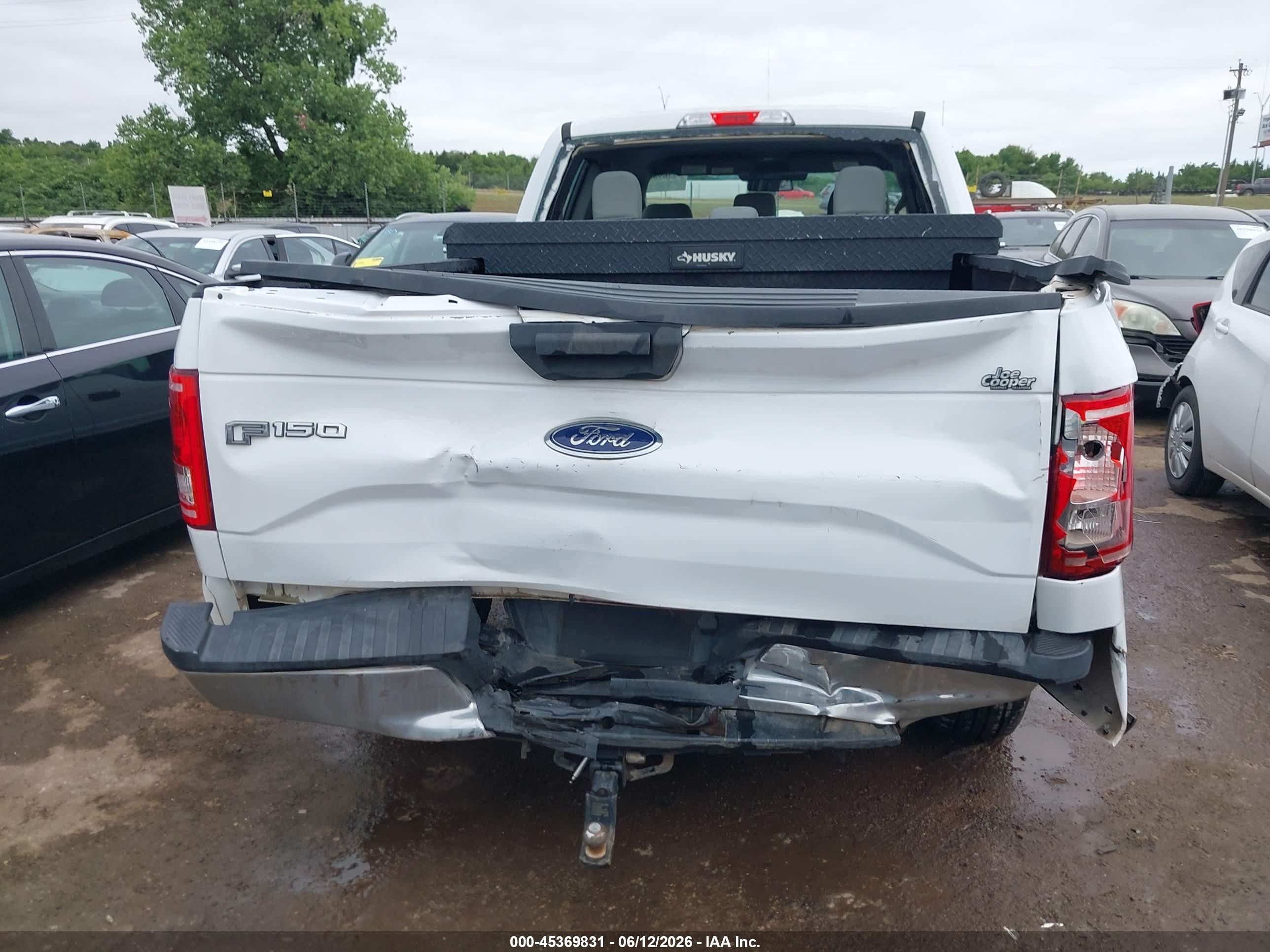 2015 Ford F-150 Xl White vin: 1FTEX1CP5FKD26793