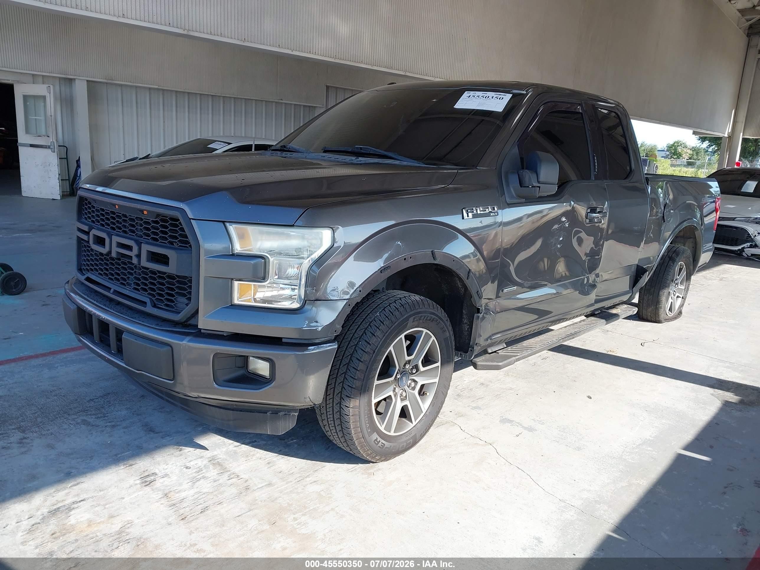 2015 Ford F-150 Lariat/xl/xlt Gray vin: 1FTEX1CP5FKE57450